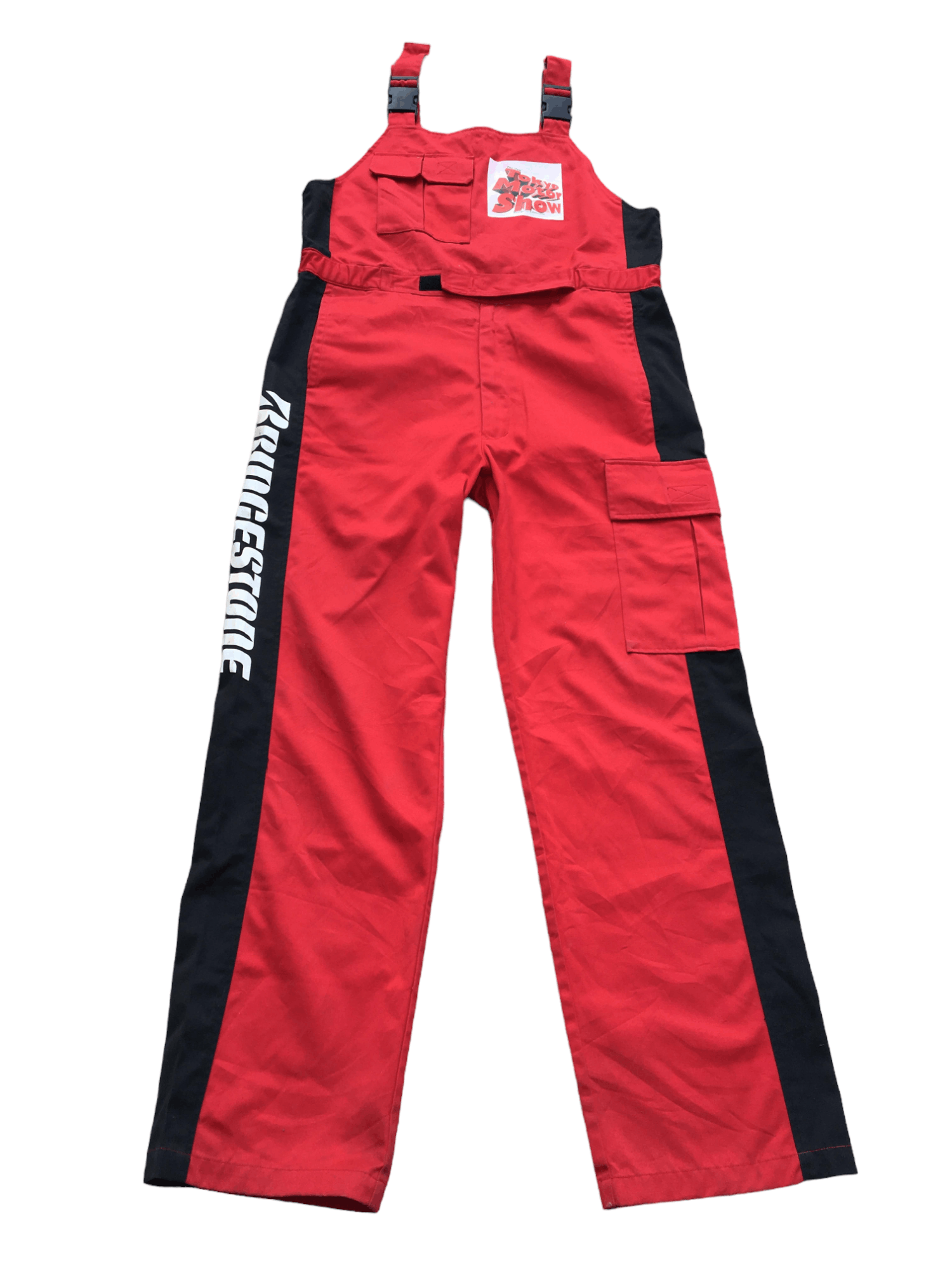 image of Racing bridgestone The 37Th Tokyo Motor Show Overall in Red/Black, Men's (Size 38)