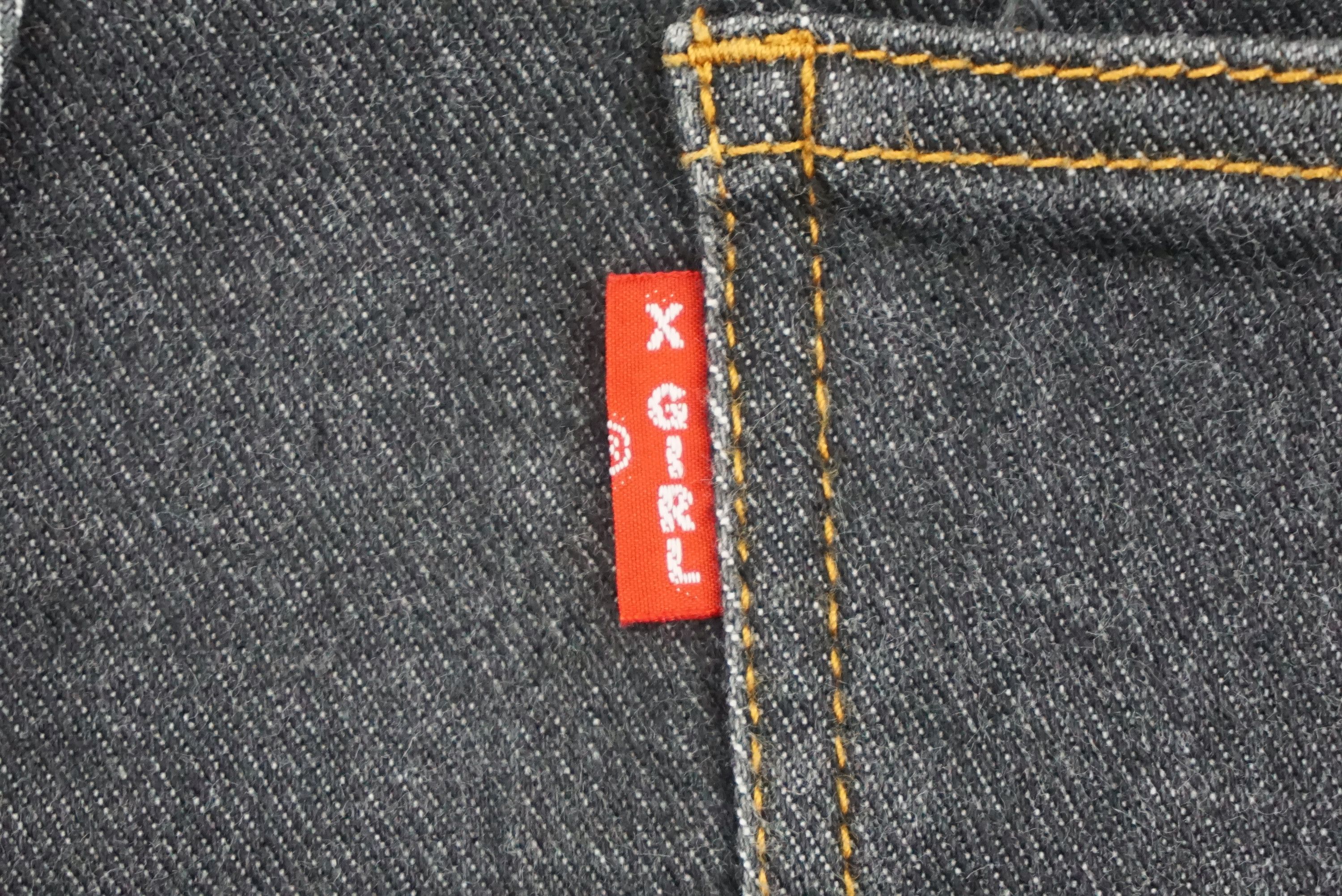Japanese Brand X-girl Jeans fit W29xL27 Low-Rise Slim Cropped Denim Size 26" / US 2 / IT 38 - 10 Thumbnail