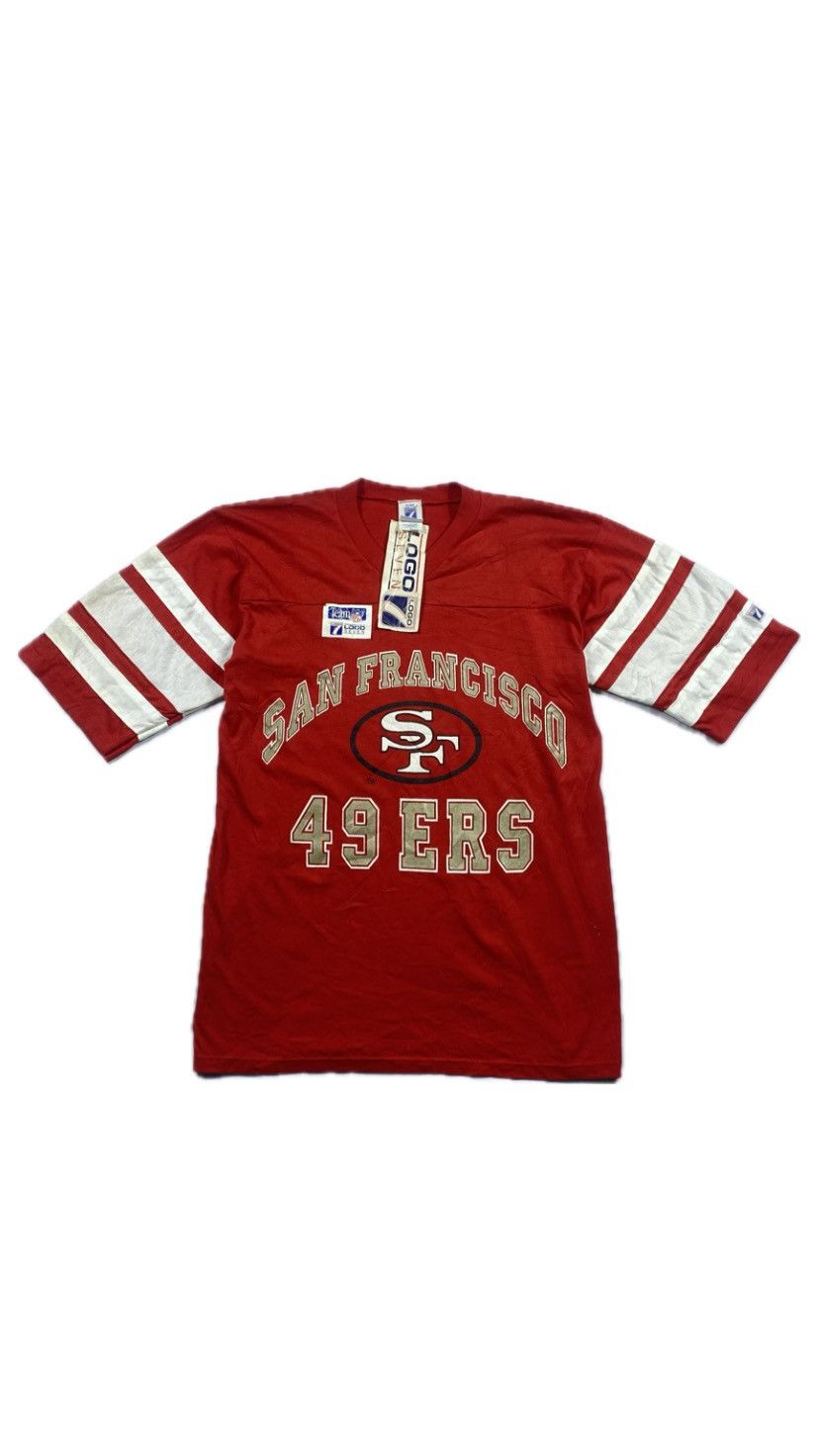 Logo 7 Vintage 80s Logo 7 San Fransisco 49 ERS short Sleeve tee Size US M / EU 48-50 / 2 - 1 Thumbnail