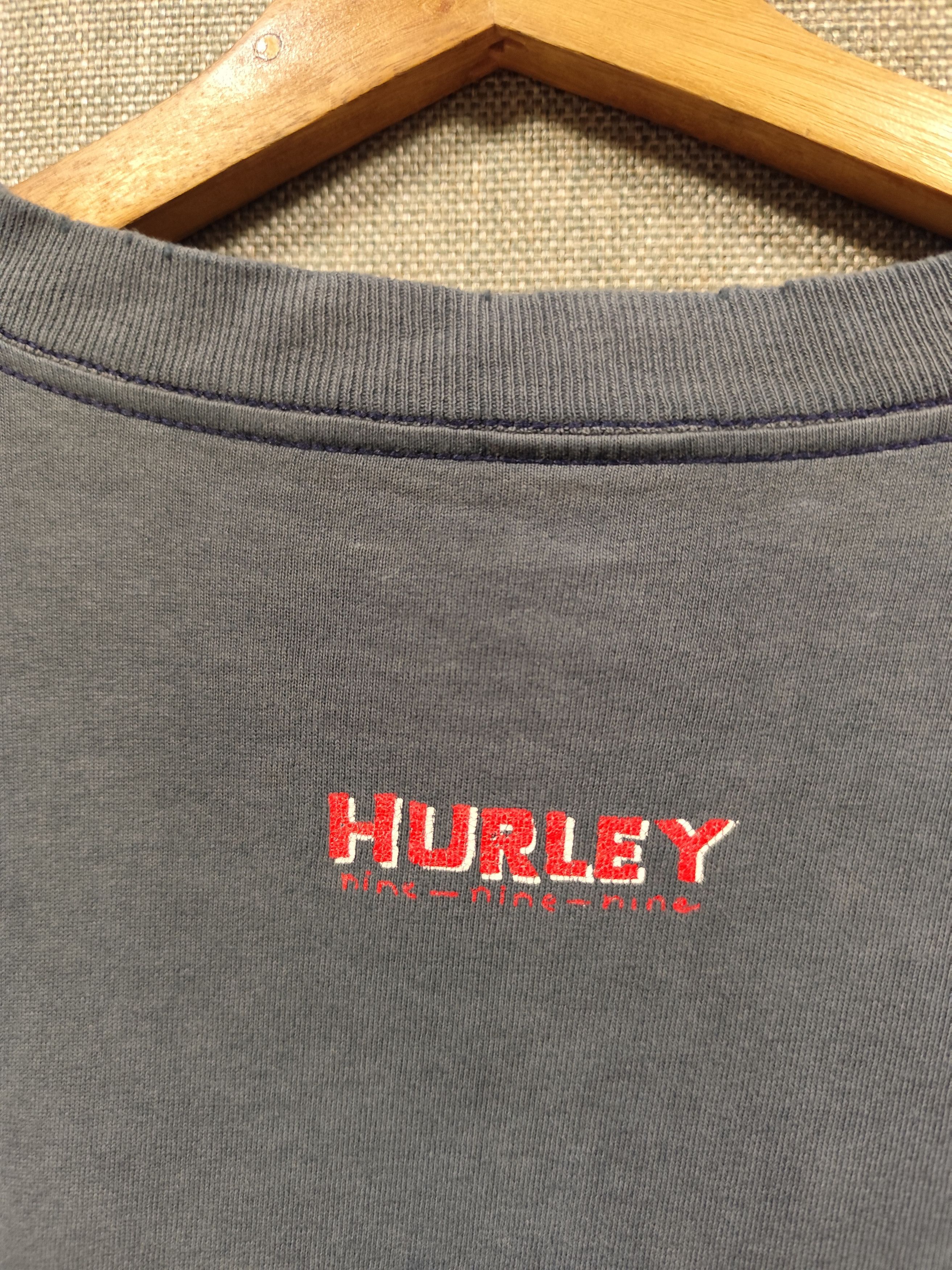 Hurley × Vintage Vintage 90s t shirt hurley nine nine nine made in usa Size US XL / EU 56 / 4 - 9 Thumbnail
