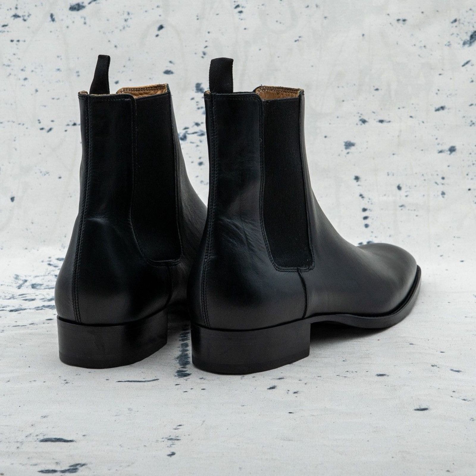 Sandro Sandro paris classic mens black leather chelsea boots Size US 10 / EU 43 - 4 Thumbnail
