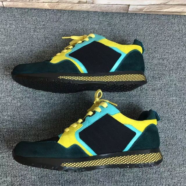Gucci Gucci Suede Panel Low-Top Running Shoes for Men - Size US 8 / EU 41 - 8 Thumbnail
