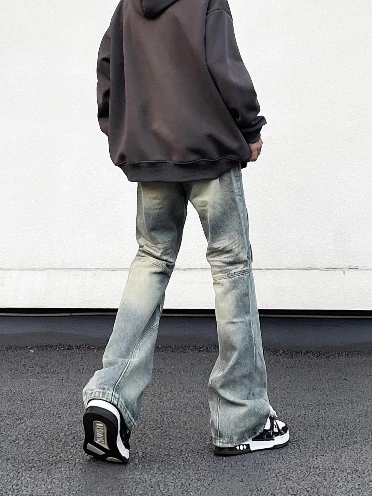 Japanese Brand × Jean Vintage washed street patchwork jeans Size US 34 / EU 50 - 5 Thumbnail