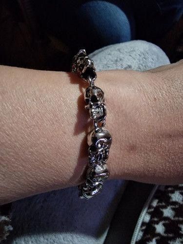Jewelry Beaded Skull Bracelets Size ONE SIZE - 5 Thumbnail