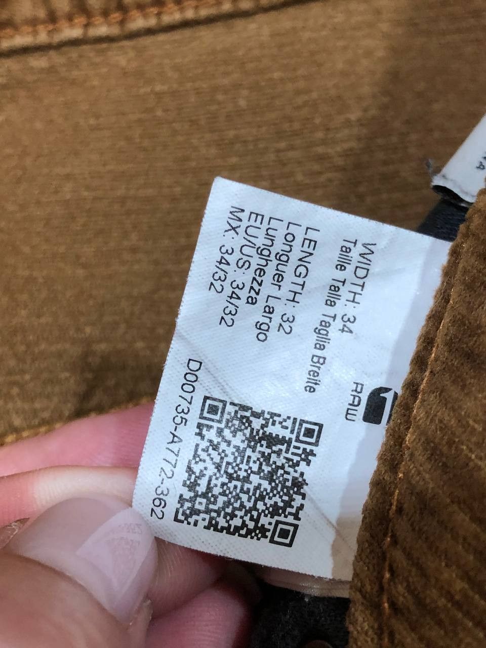 G-Star G-Star Raw PantS Size US 34 / EU 50 - 4 Thumbnail