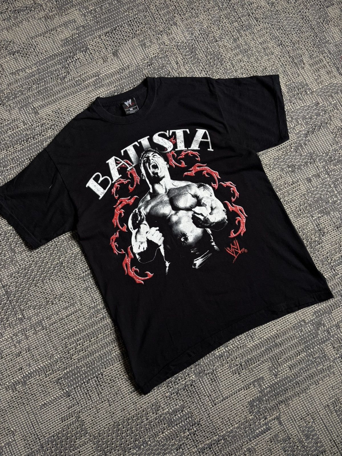 WWE Batista WWE WWF The Animal Wrestling Vintage T-Shirt Size US M / EU 48-50 / 2 - 2 Thumbnail