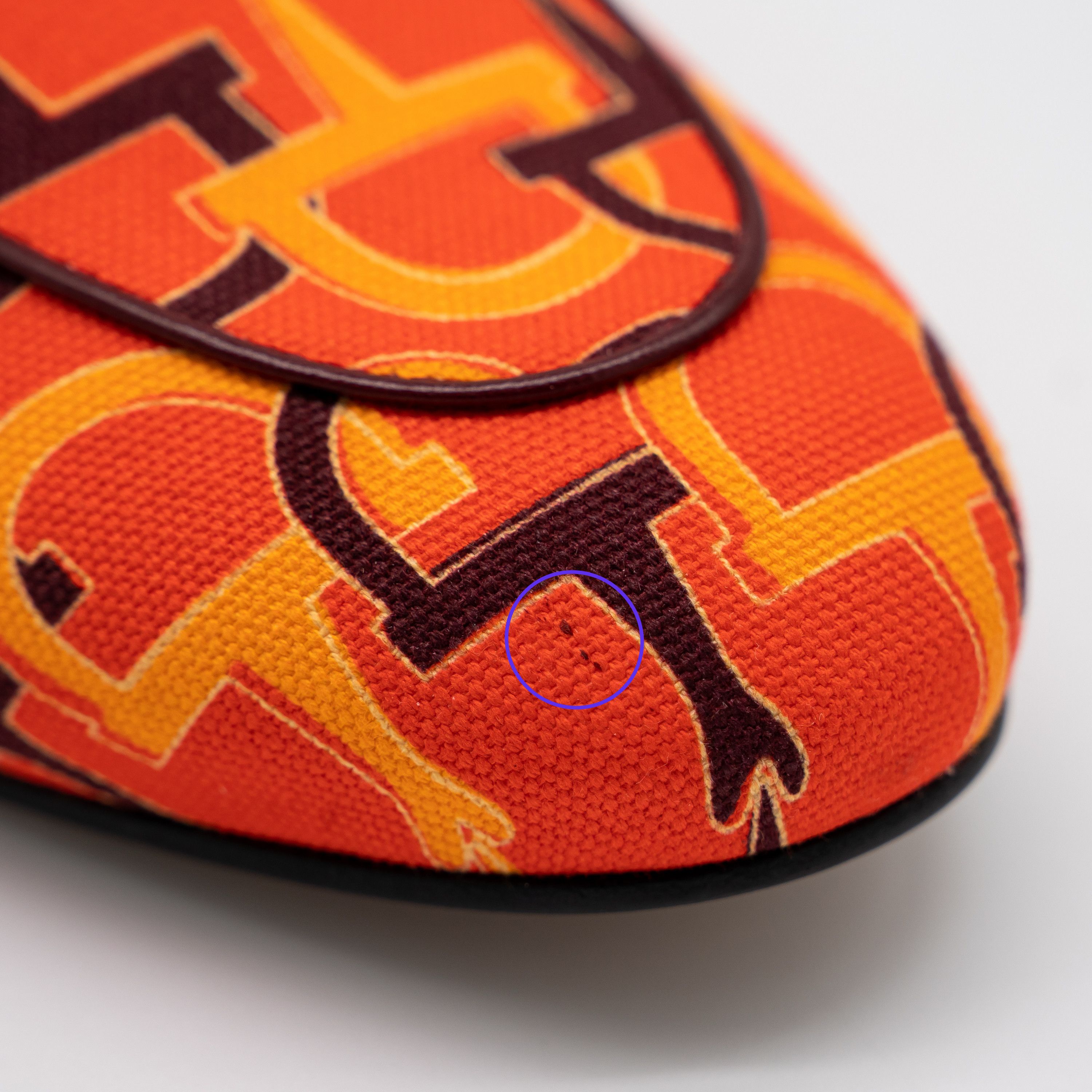 Gucci Gucci Princetown Horsebit Print Orange Mules Slip On Size US 9.5 / IT 39.5 - 8 Thumbnail