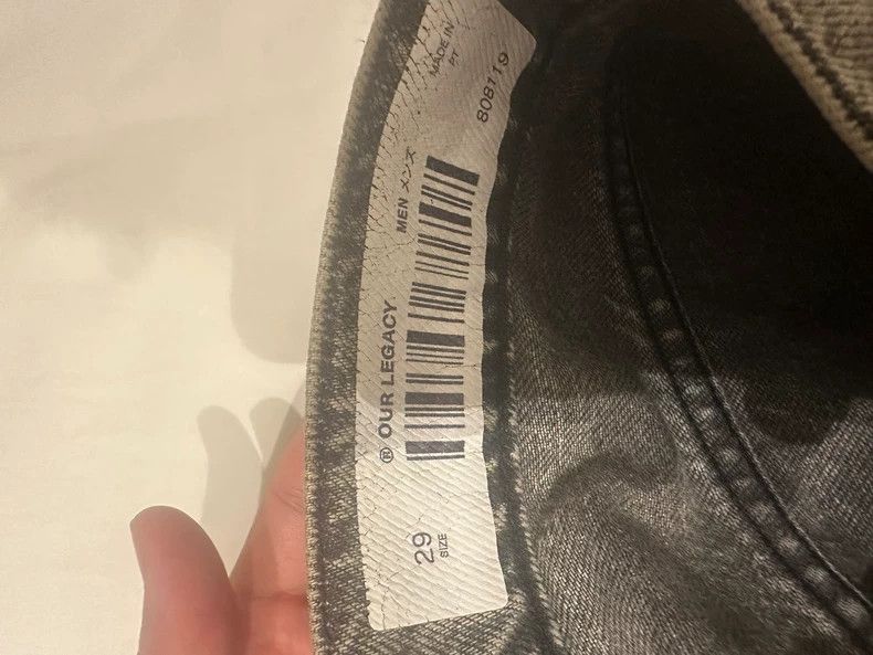 Our Legacy Our Legacy Shave straight jeans Size US 29 - 3 Thumbnail