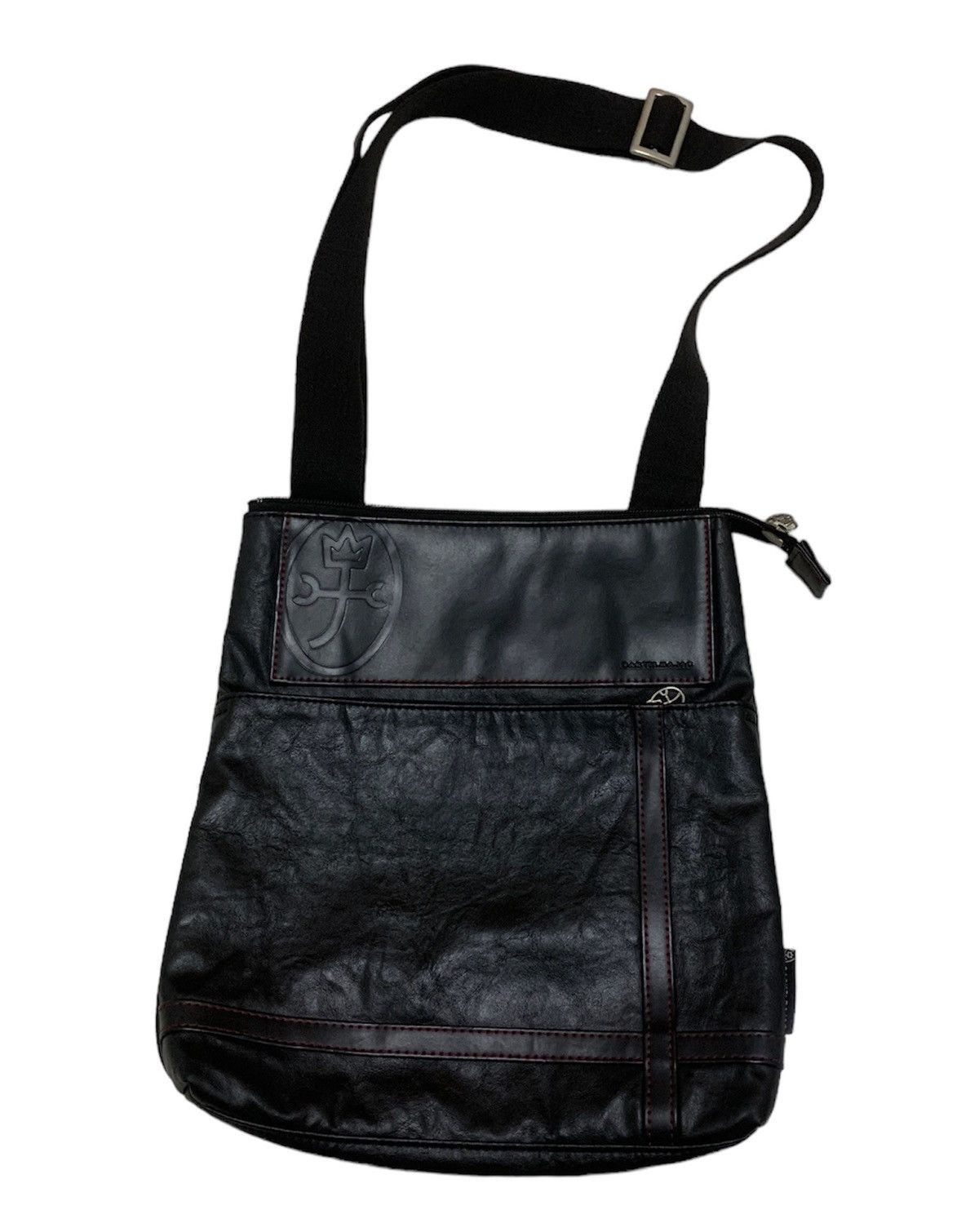Castelbajac Paris Japan luggage association leather sling