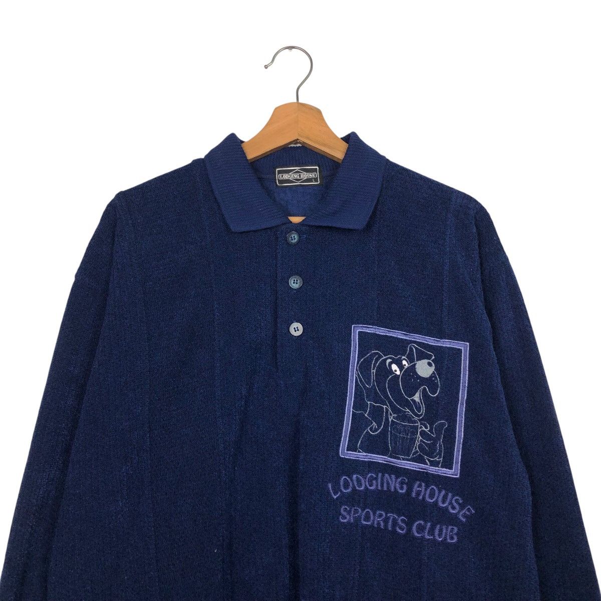 Cartoon Network × Japanese Brand × Vintage 📌Vintage Collar Sweatshirt Lodging House Logo Issey Miyake Size US L / EU 52-54 / 3 - 4 Thumbnail
