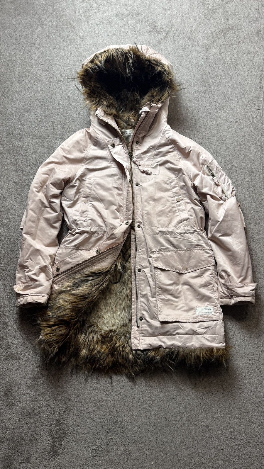 Japanese Brand Odd Molly Faux Fur Zip Hood Jacket LGB miss sixty goa fuzzy Size S / US 4 / IT 40 - 1 Thumbnail