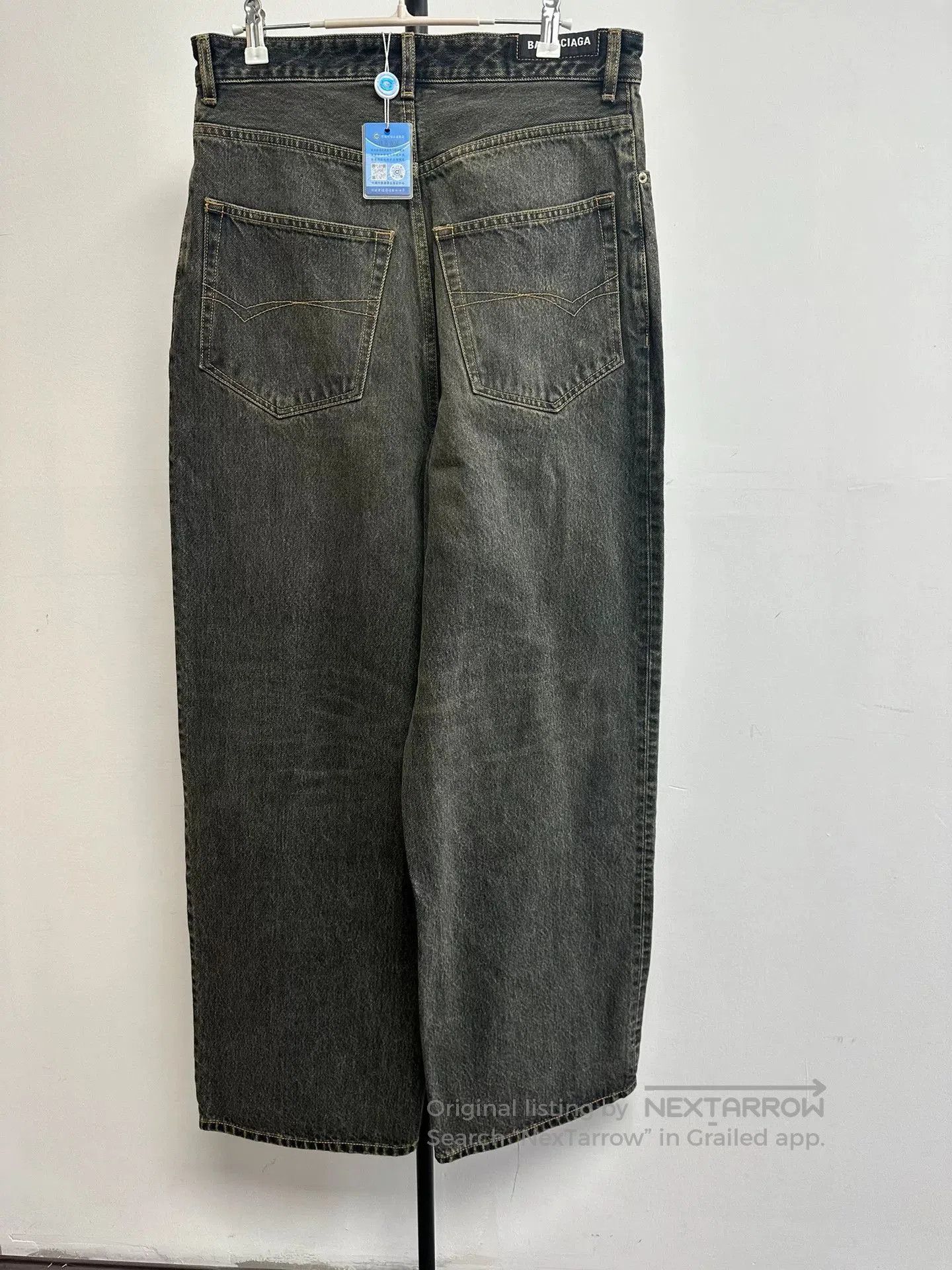 Balenciaga Balenciaga Button Oversized Jeans. Size 22" - 2 Thumbnail