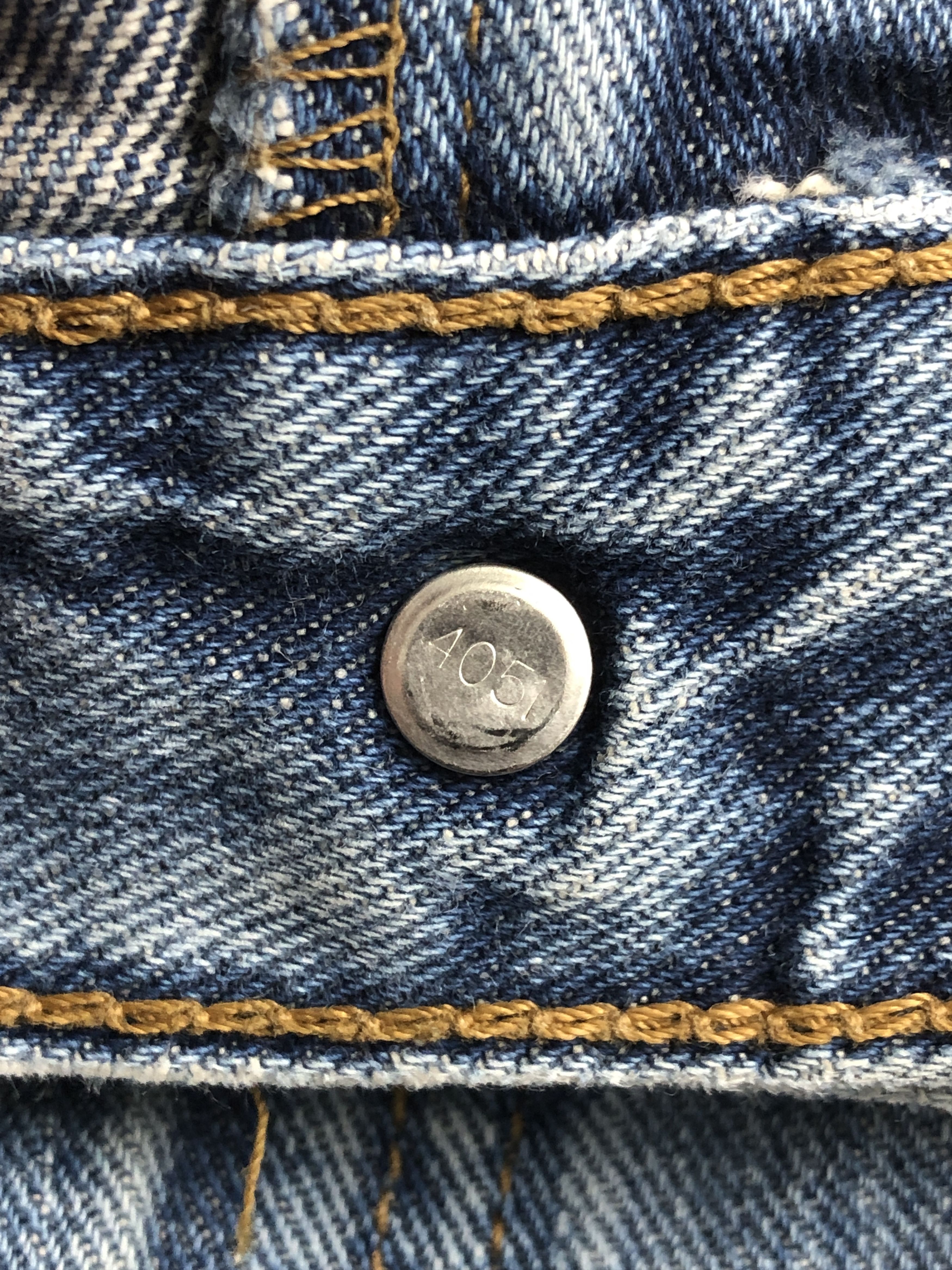 Levi's × Vintage Vintage Levis 505 Faded Blue Jeans DP2475 Size US 34 / EU 50 - 12 Thumbnail