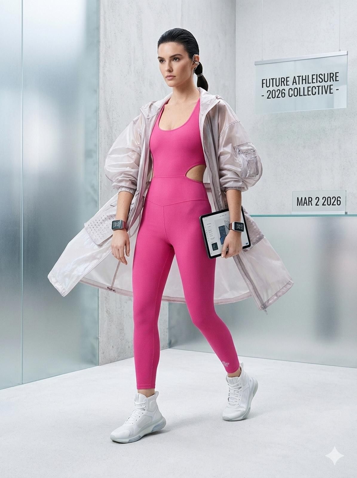 Free People Free people Hot Pink Activewear Bodysuit Cut Out Yoga Gym S Size ONE SIZE - 1 Thumbnail