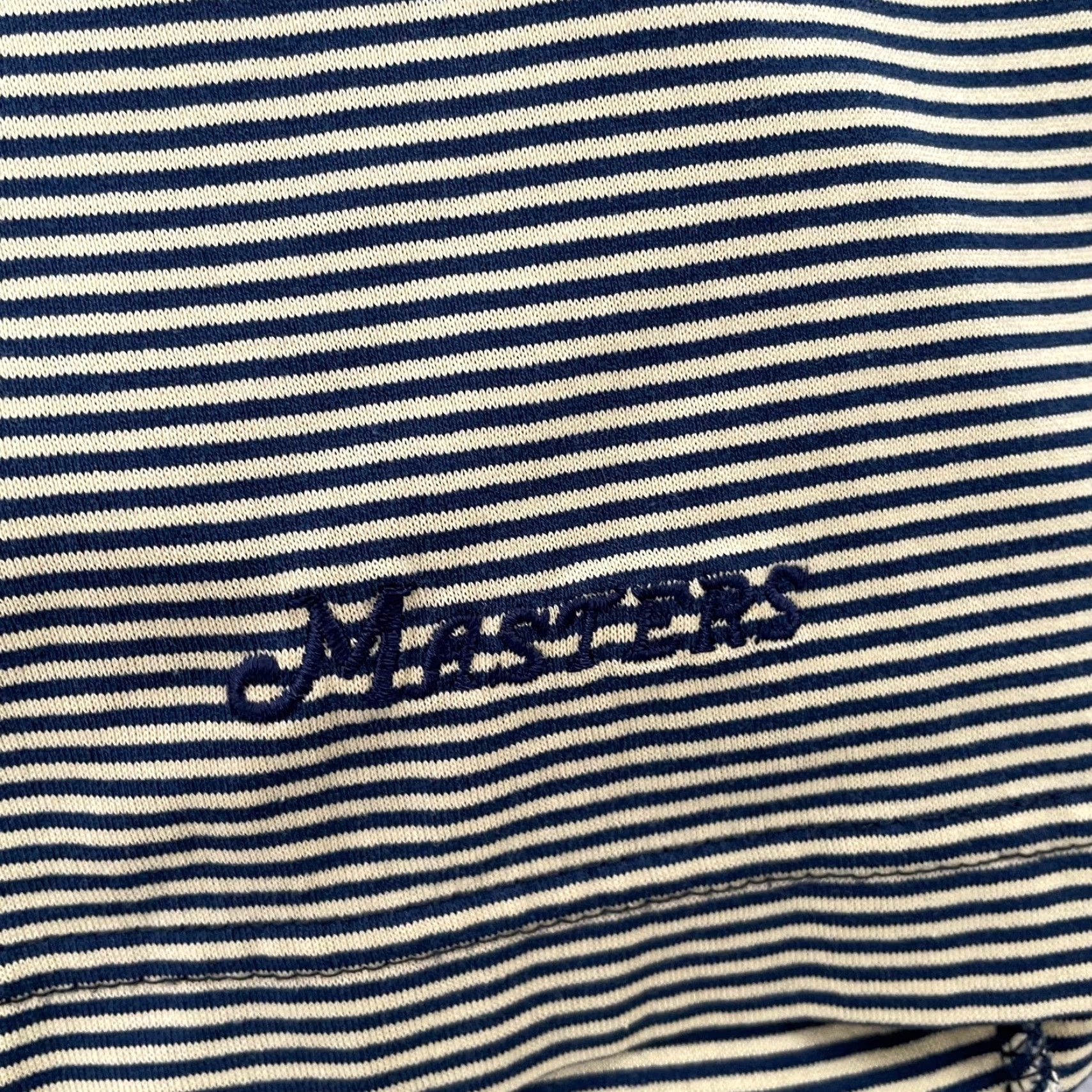 Vintage Masters Shirt Polo Adult XL Blue Striped Polo Augusta Nationals Men Size US XL / EU 56 / 4 - 4 Thumbnail