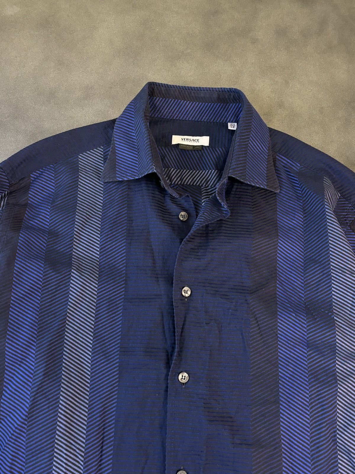 Designer × Versace × Vintage Versace Collection Dress Shirt Button Up Gianni Versace Size US M / EU 48-50 / 2 - 12 Thumbnail
