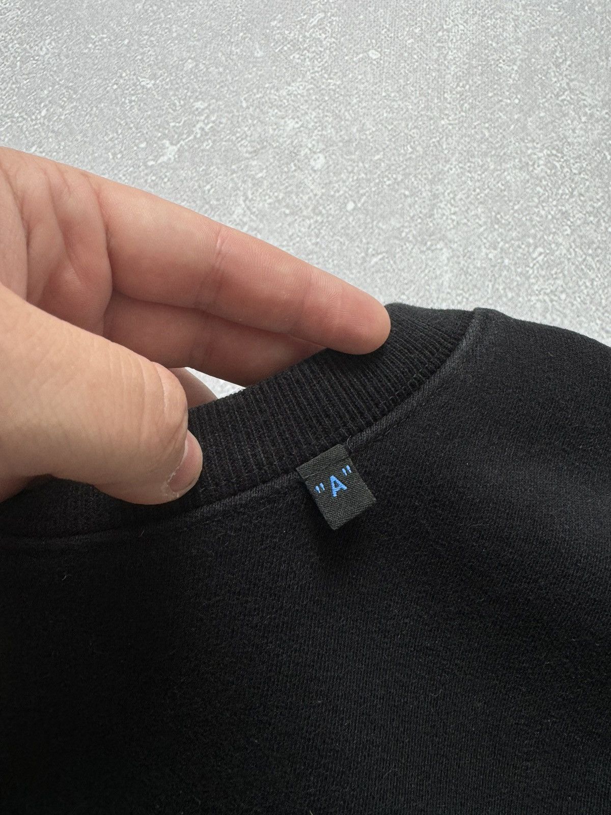 Designer × Off-White Off-White Black Sweatshirt Acrylic Arrow Big Logo Size US L / EU 52-54 / 3 - 8 Thumbnail