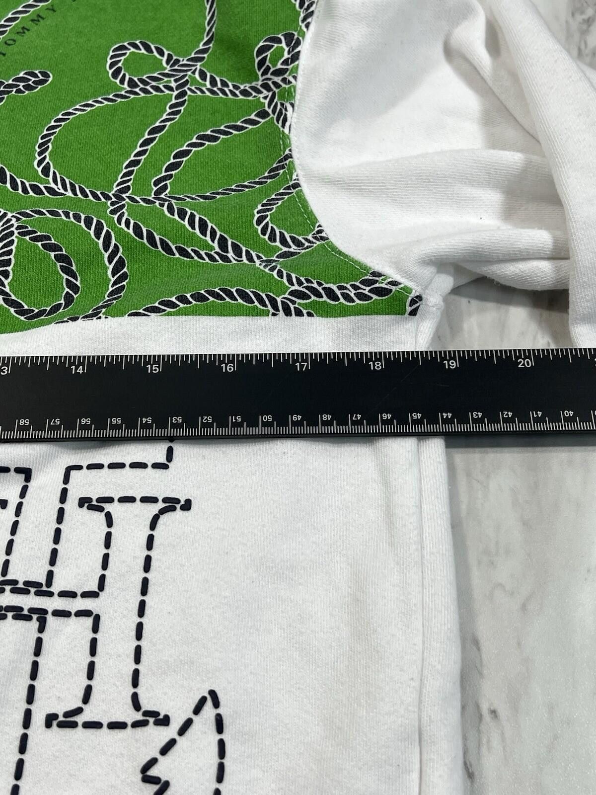 Tommy Hilfiger Tommy Hilfiger Nautical Patchwork Hoodie White Green S #13 Size S / US 4 / IT 40 - 5 Thumbnail