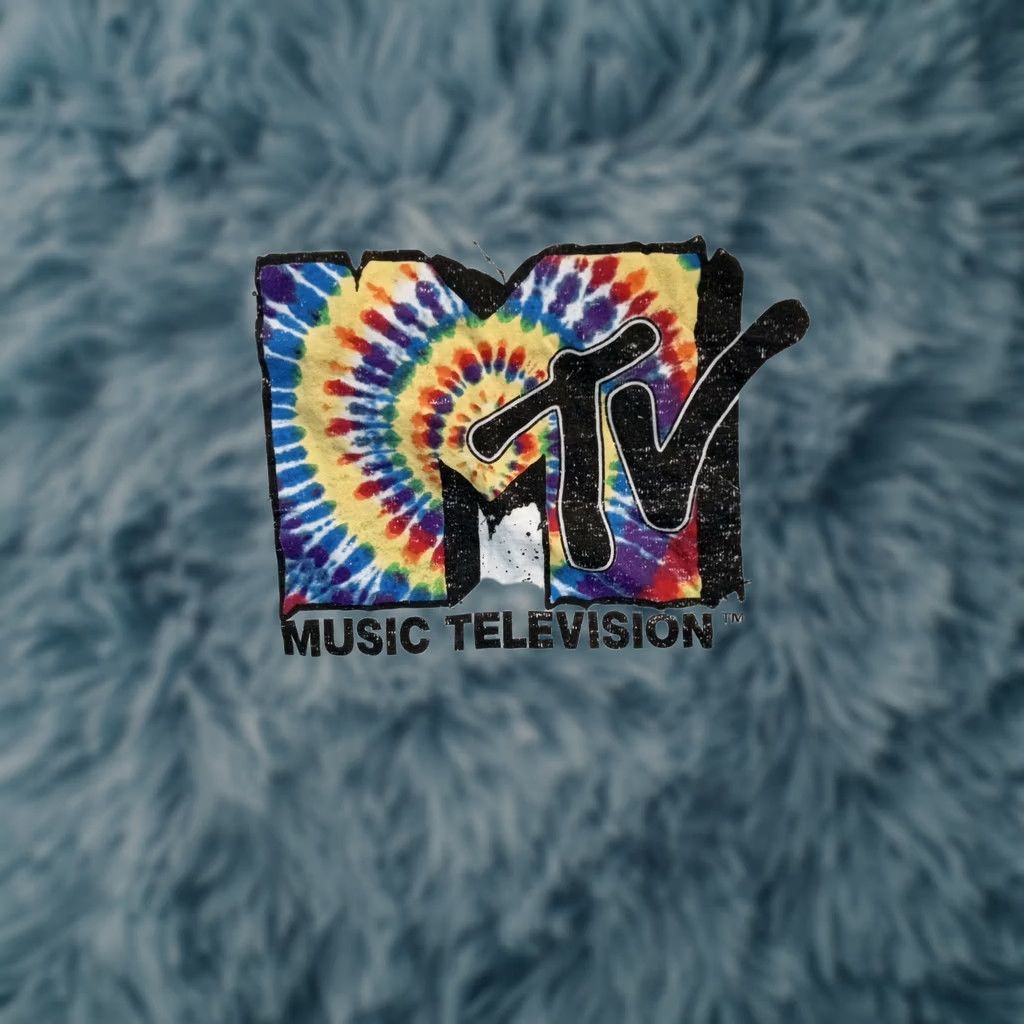 Vintage MTV T-Shirt Men Large Cotton White SS 40" Chest Regular Size MT v White Shirt Size US L / EU 52-54 / 3 - 1 Thumbnail