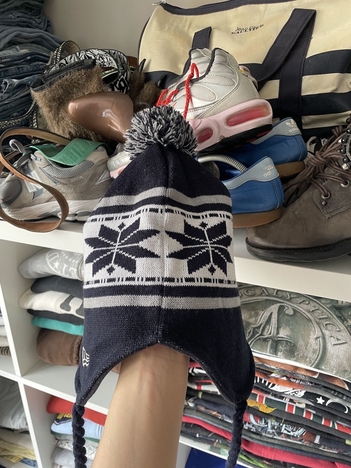 Japanese Brand × New York Yankees × Vintage Vintage New York Yankees Ushanka Hat Big Logo All Over Print Size ONE SIZE - 4 Thumbnail