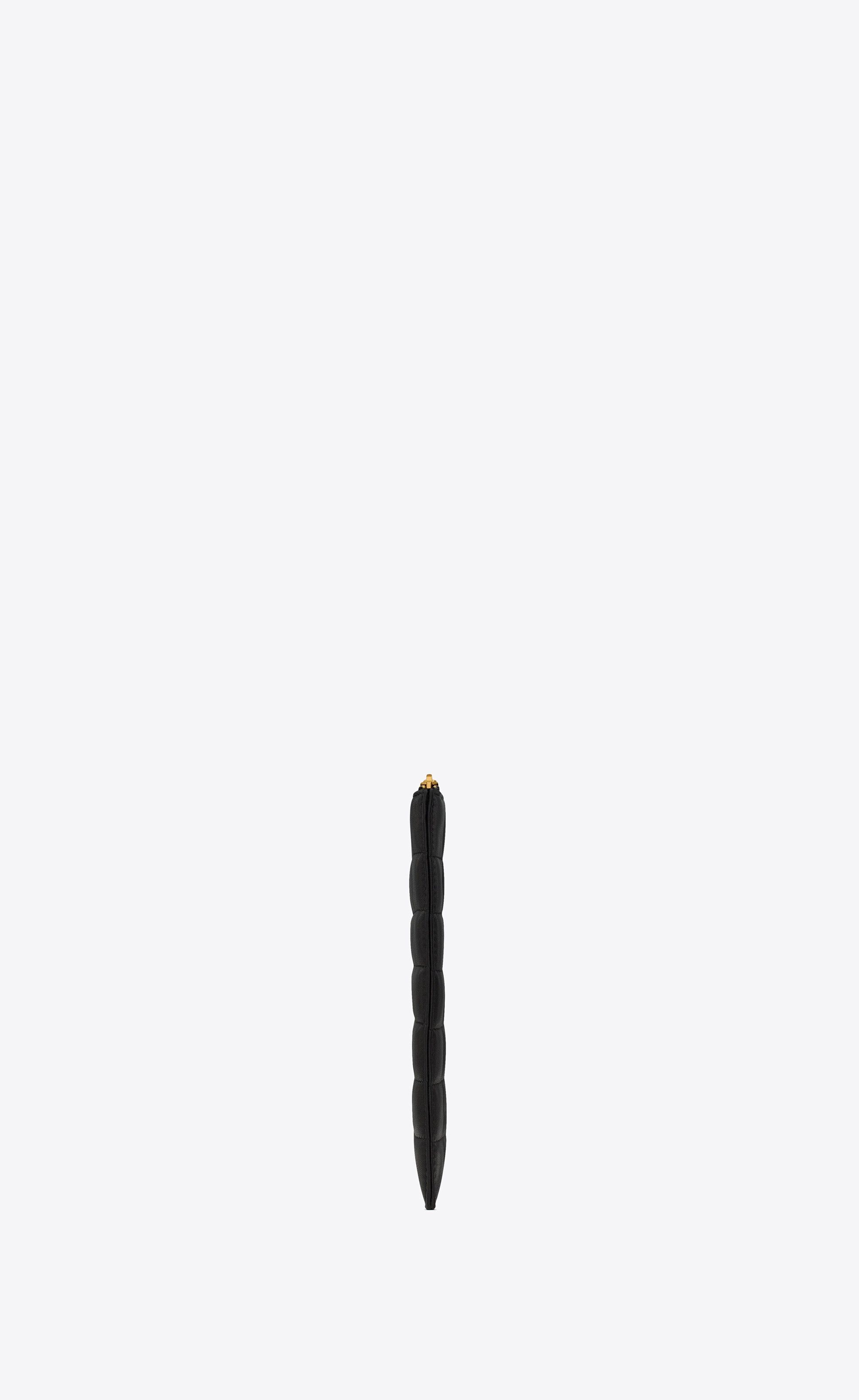 Saint Laurent Paris o1s1wg110125 Size: OS / 758196 Matelassé Carré Tablet Pouch Size ONE SIZE - 3 Thumbnail