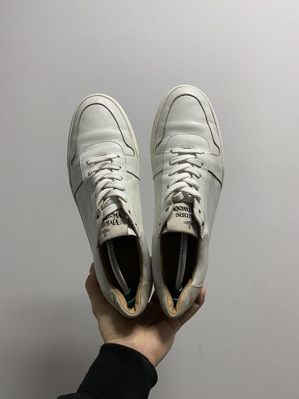 Vivienne Westwood Vivienne Westwood Apollo Trainers leather sneakers orb logo Size US 11 / EU 44 - 8 Thumbnail