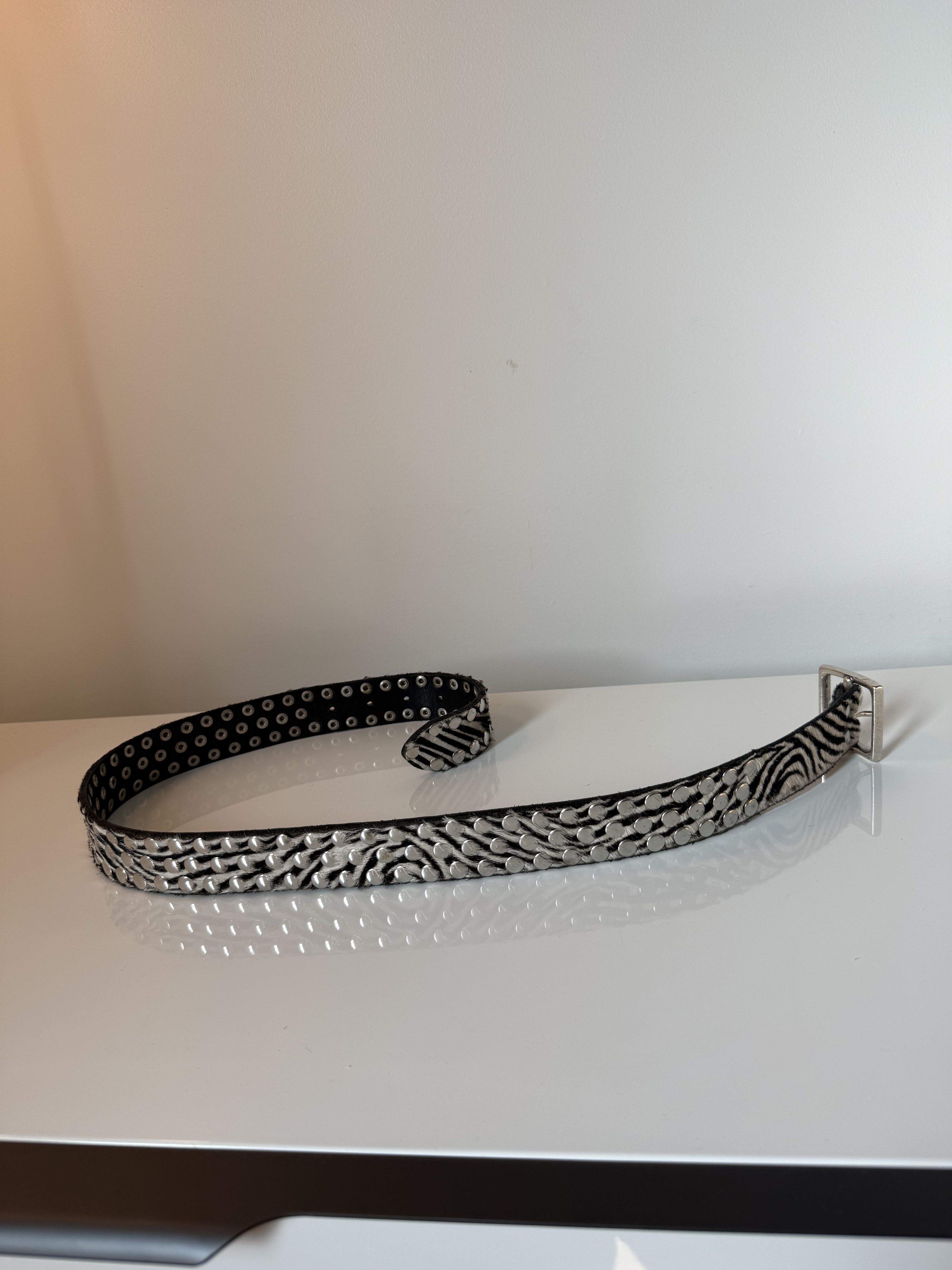 Golden Goose Golden Goose Pony Hair Belt Size ONE SIZE - 6 Thumbnail