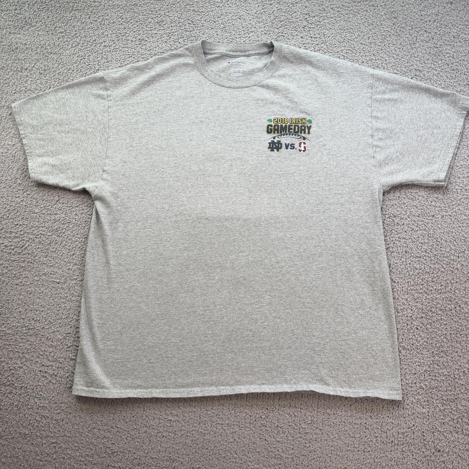 Champion 2018 Notre Dame vs Stanford Rivalry Champion T Shirt 2XL Size US XXL / EU 58 / 5 - 2 Thumbnail