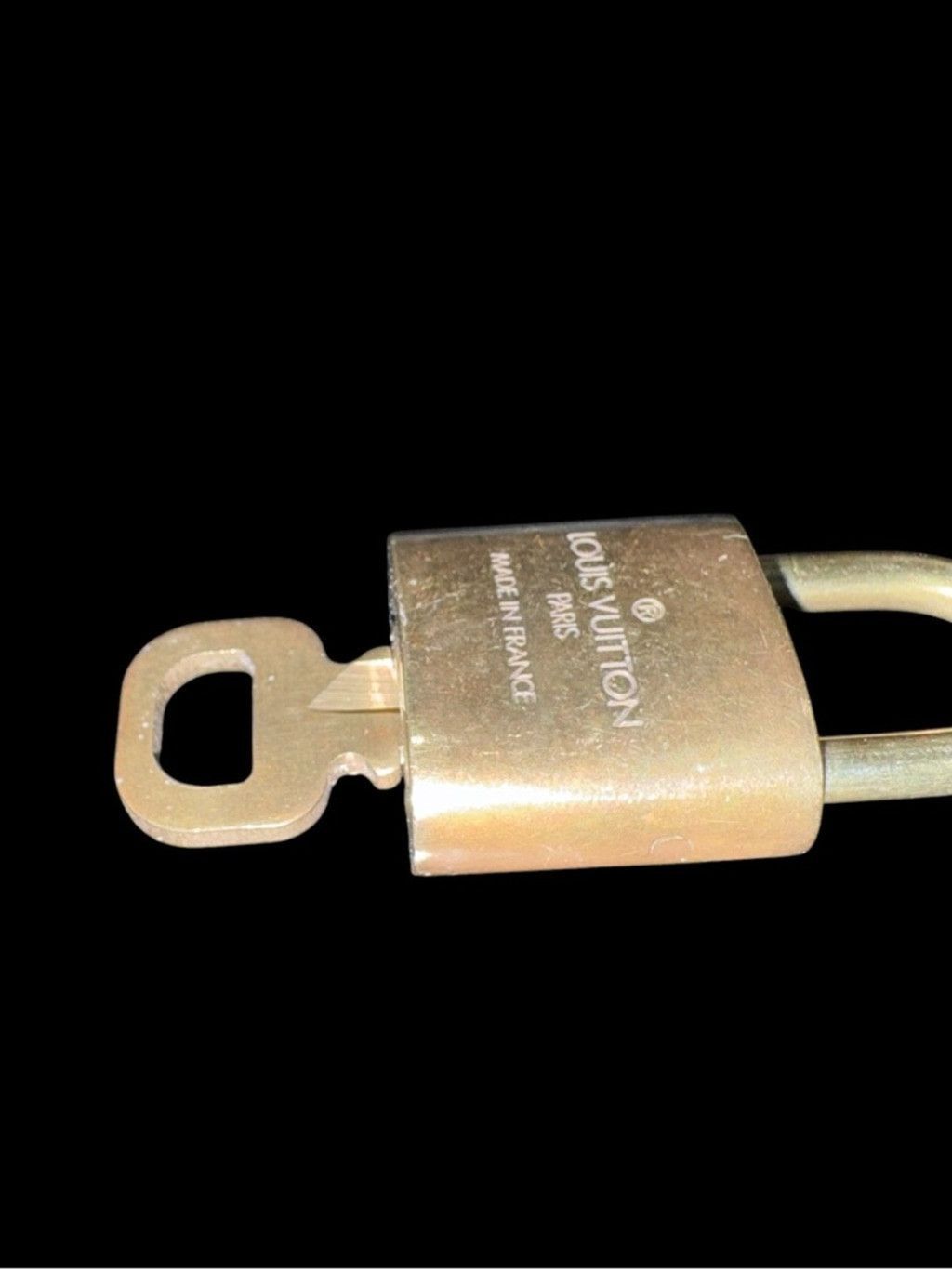 Louis Vuitton Louis Vuitton Brass Gold Padlock with Key #316 & COA Size ONE SIZE - 5 Thumbnail