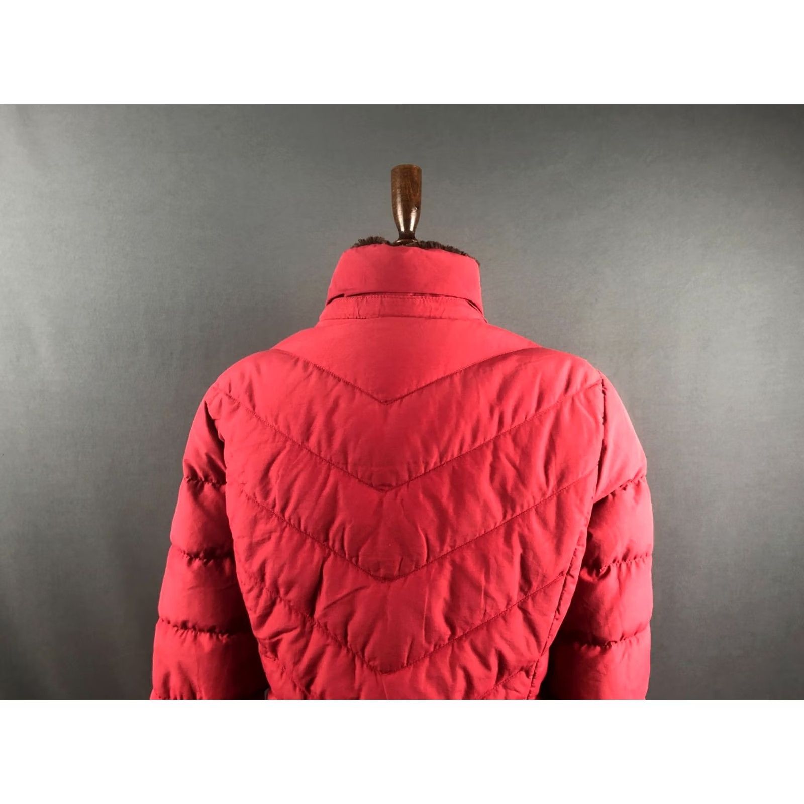 Vintage Polo Jeans Company Ralph Lauren Jacket Women Size M Red Quilted Full Zip Cotton Size 32" / US 10 / IT 46 - 5 Thumbnail