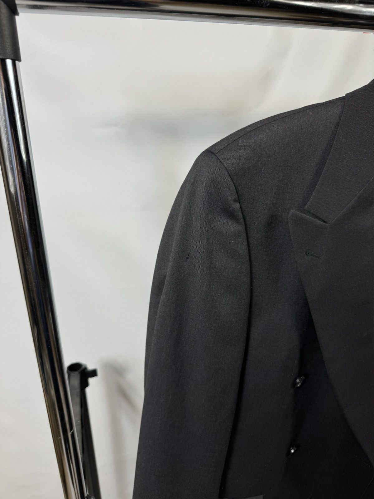 Yves Saint Laurent Vintage YSL Wool Double Bleasted Blazer Jacket Size 48R - 5 Thumbnail