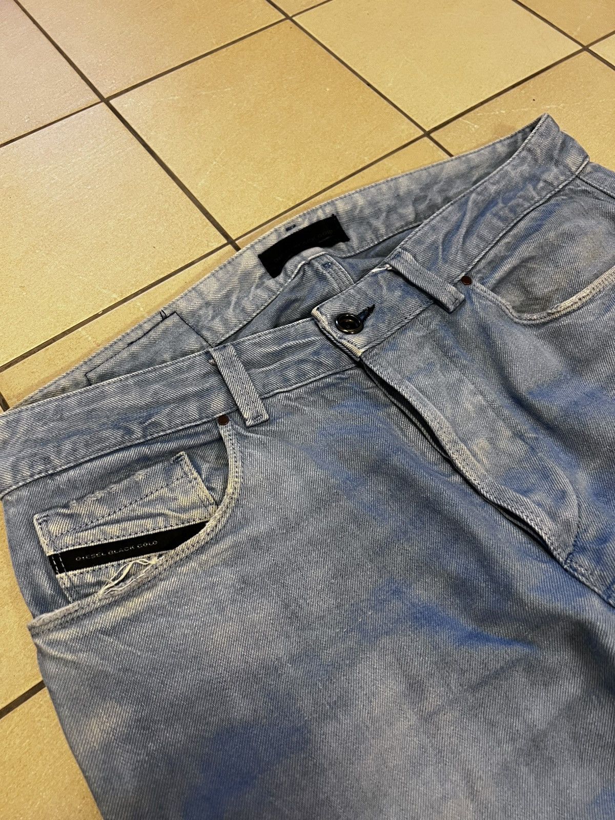 Diesel Black Gold SS16 Light Blue Jeans