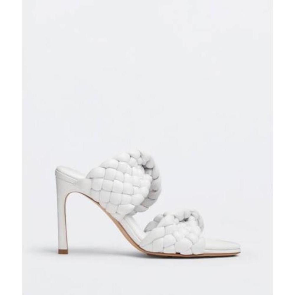 Bottega Veneta o1n1vont0724 Slippers in White Size US 7 / IT 37 - 1 Thumbnail