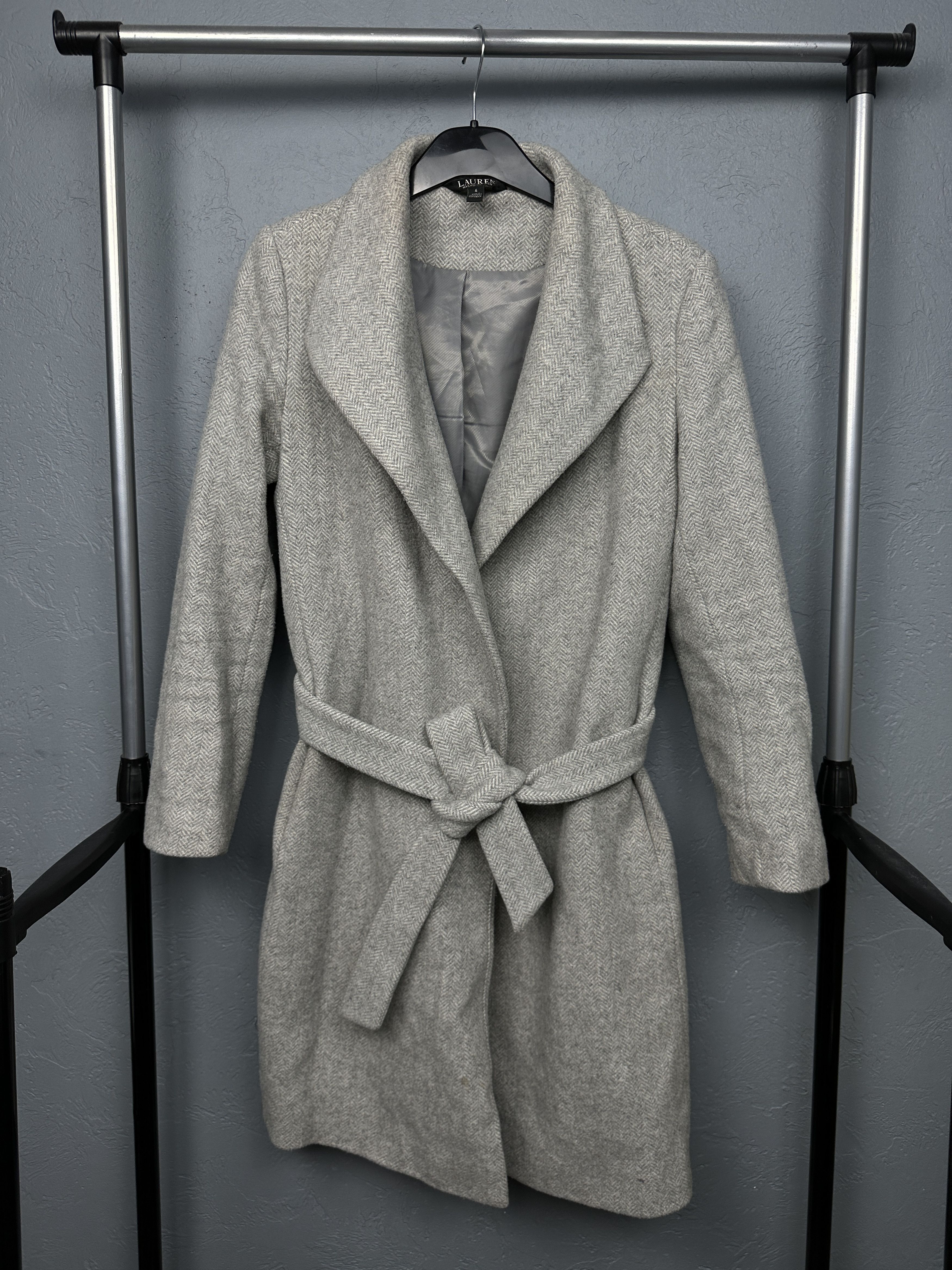 Ralph Lauren Black Label Polo Ralph Lauren Black Label Womens Wool Coat Jacket Size S / US 4 / IT 40 - 1 Thumbnail