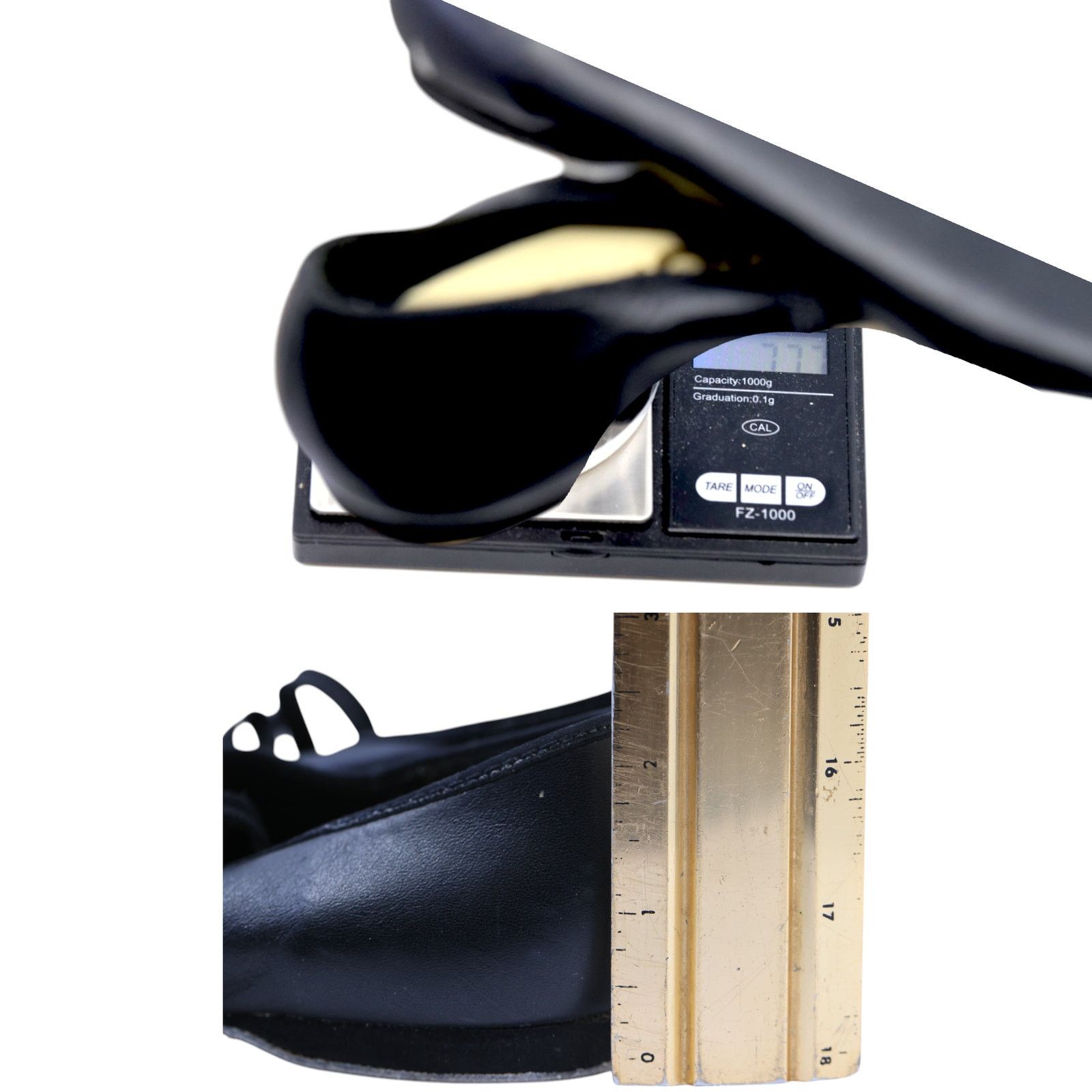 Other Award Black Ballet Dance Shoes Size 5 Vintage 1990s Size US 5 / IT 35 - 8 Thumbnail