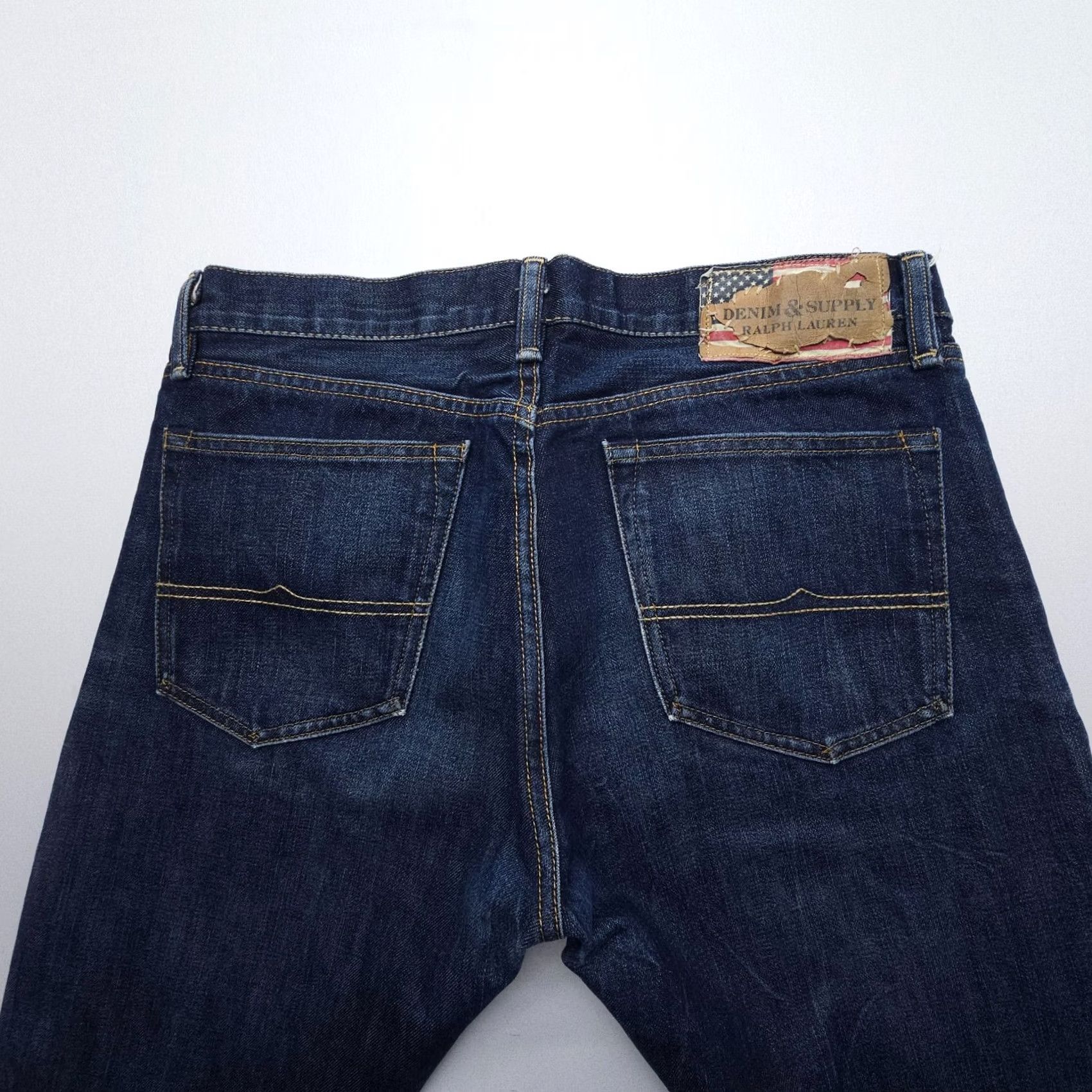 Ralph Lauren Ralph Lauren Denim Supply Slim Straight Jeans Mens 34 x 34 Dark Wash Denim & Supply Size US 34 / EU 50 - 3 Thumbnail