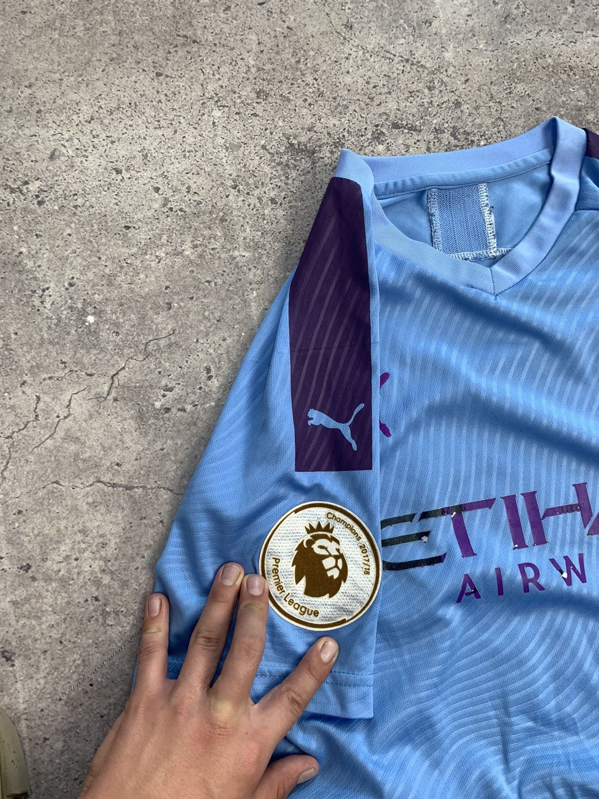Vintage Vintage Y2K blockcore Fc ManCity sportswear Jersey KunAguero Size US L / EU 52-54 / 3 - 8 Thumbnail