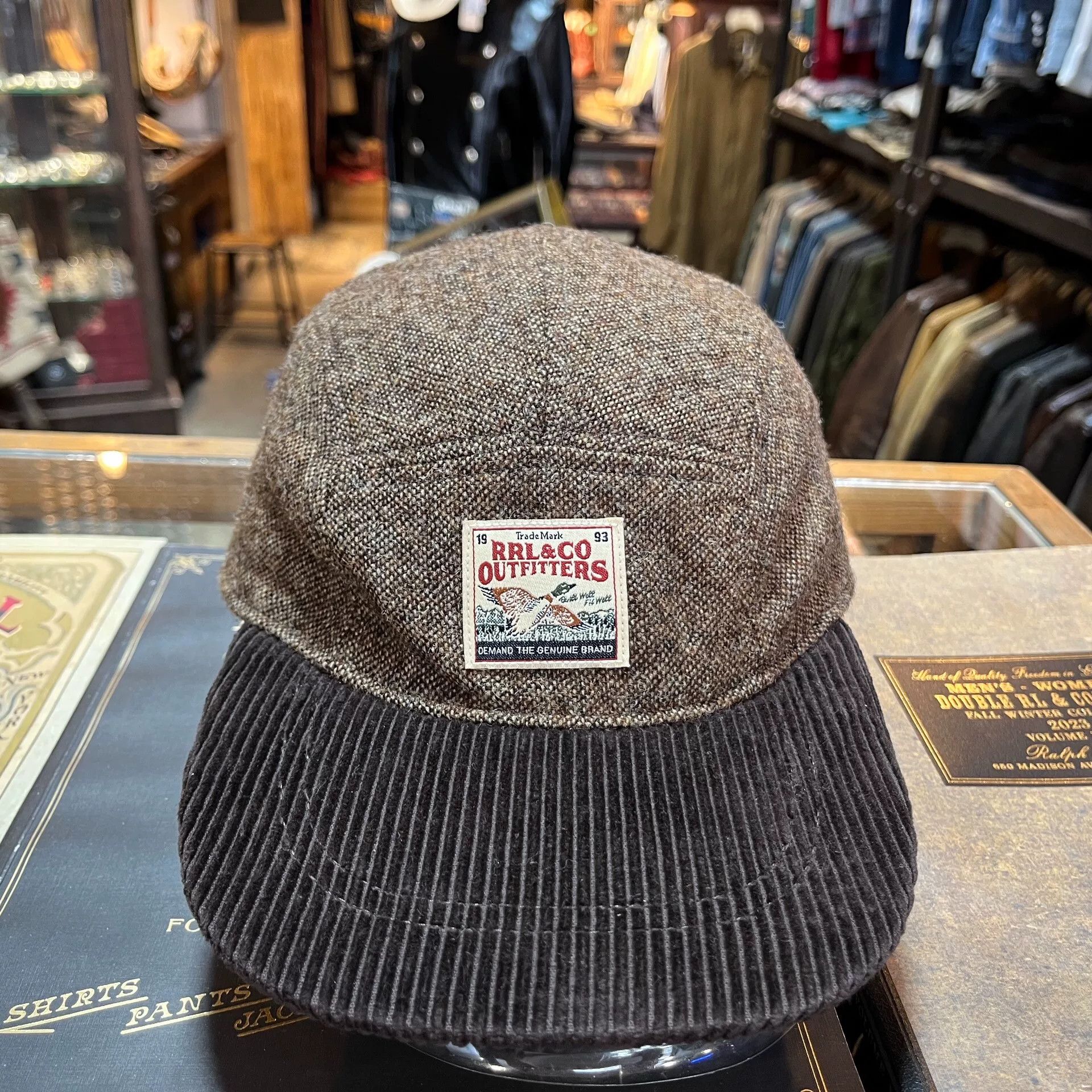 RRL Ralph Lauren brown corduroy duckbill cap by RRL Size ONE SIZE - 1 Thumbnail