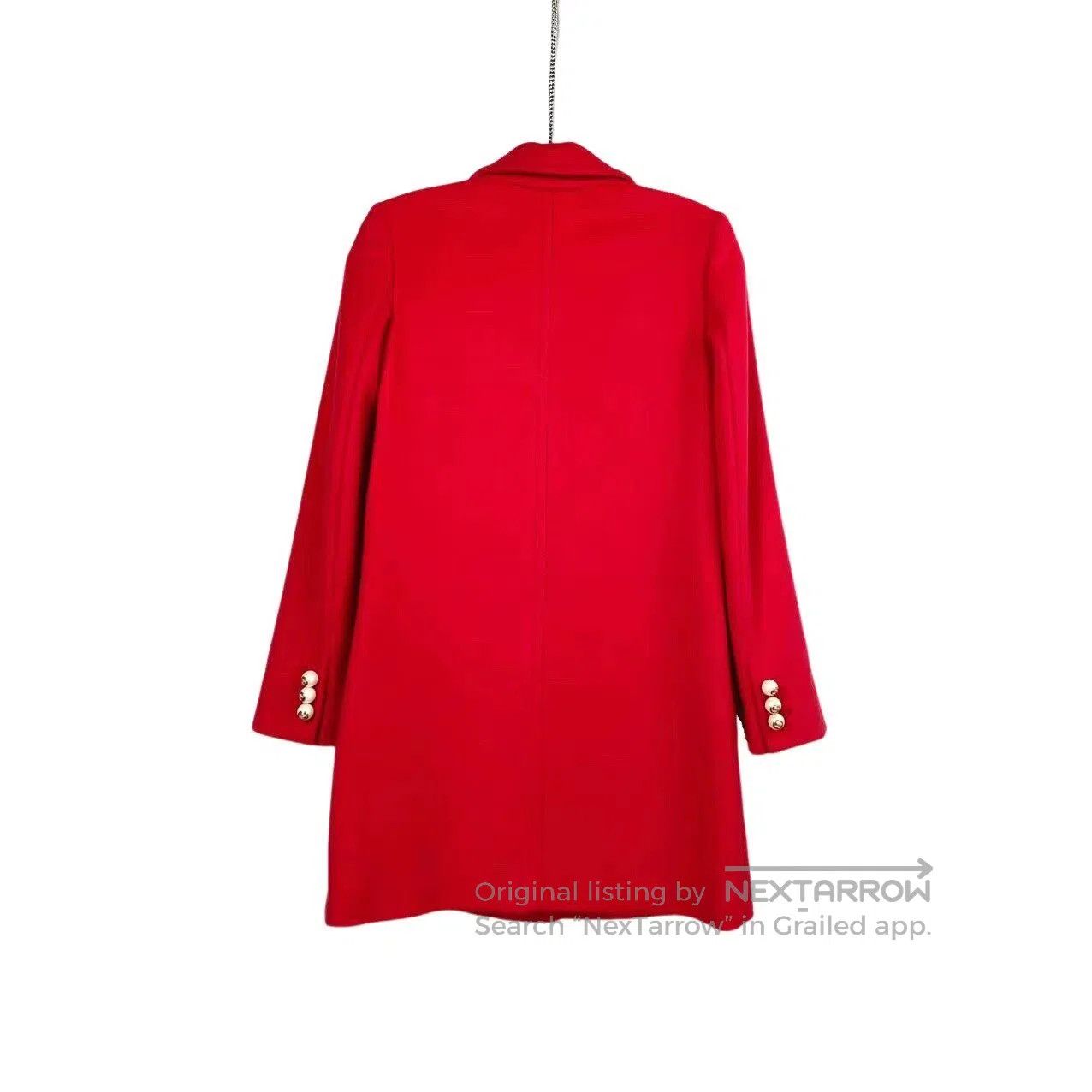Gucci Guicci Pearl buckle coat| Size XXS / US 00 / IT 34 - 2 Thumbnail