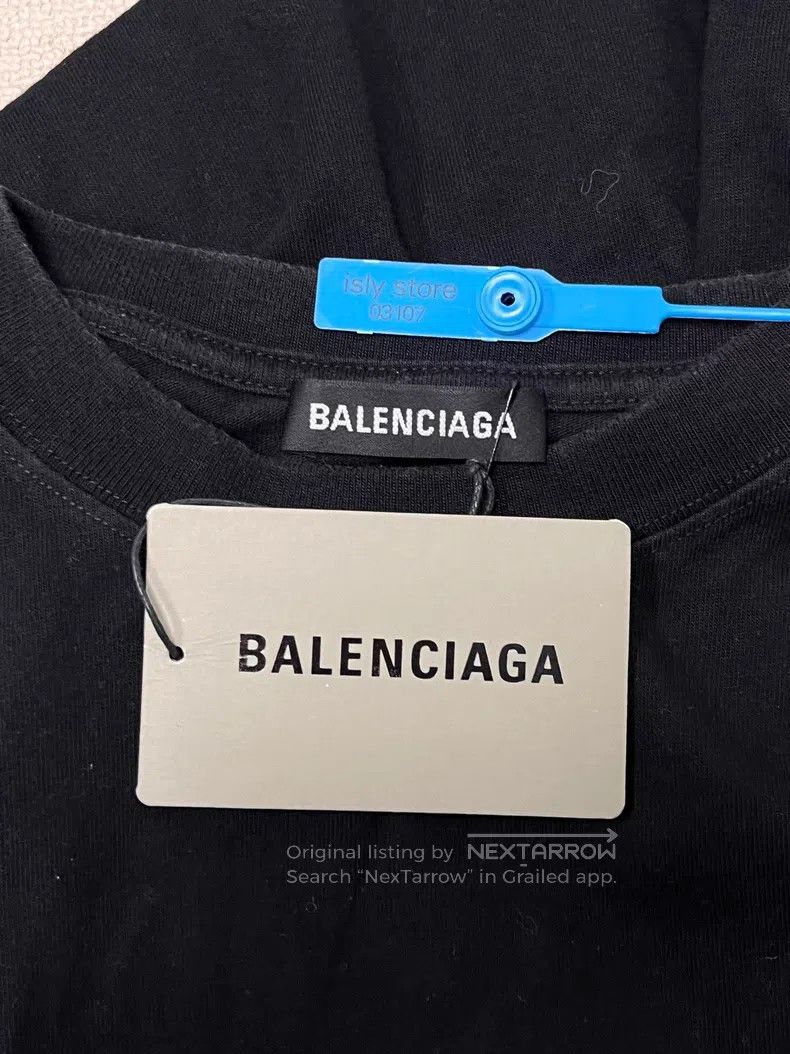 Balenciaga Balenciaga Loose Fit Round Neck Short Sleeve T-Shirt with Size US M / EU 48-50 / 2 - 5 Thumbnail