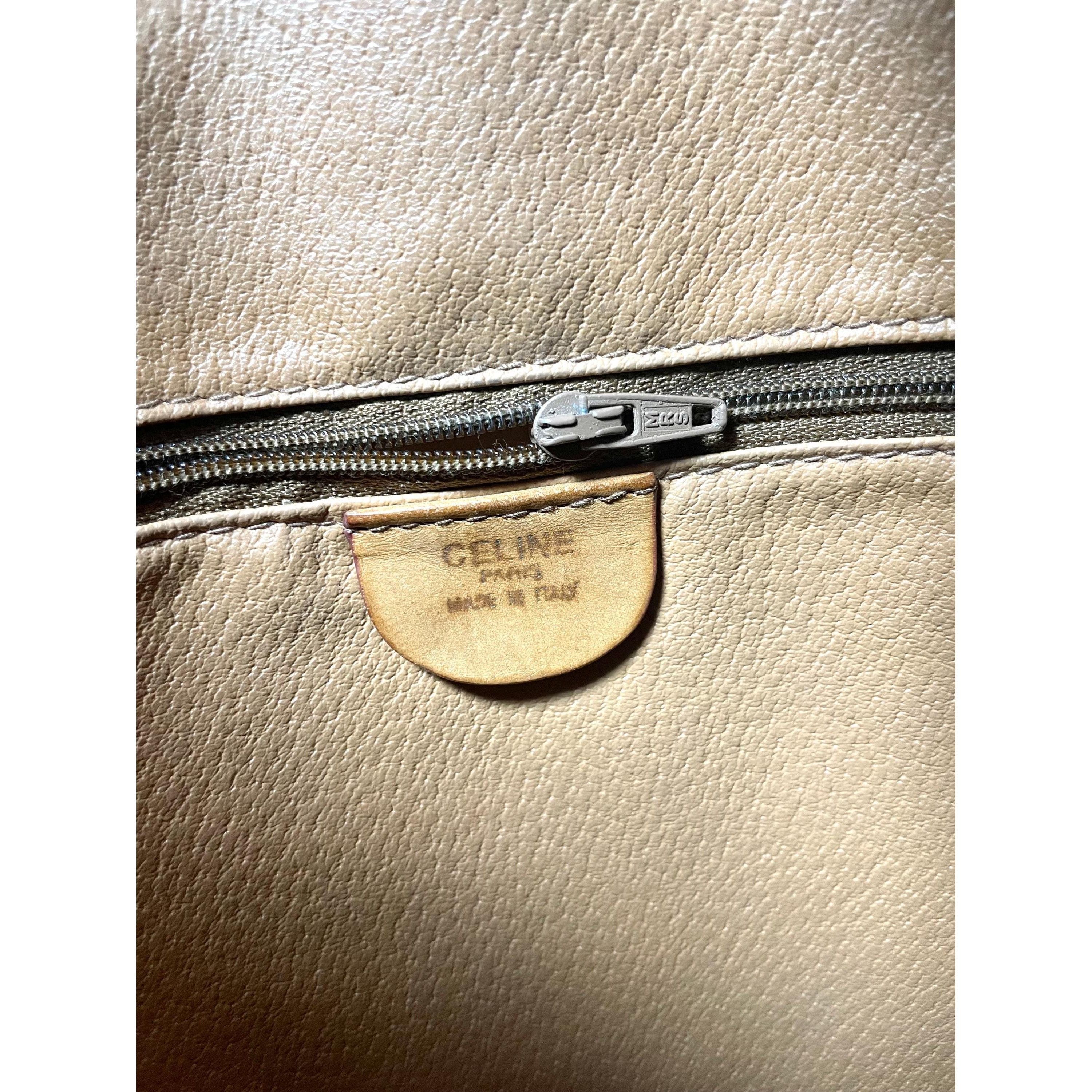 Celine Vintage Celine hobo bucket shoulder bag in classic brown Size ONE SIZE - 7 Thumbnail