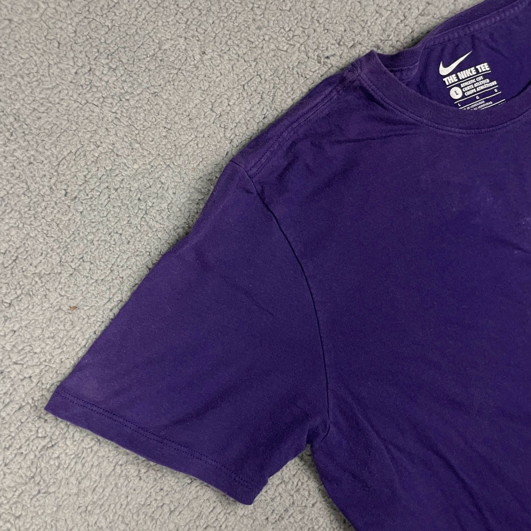 Nike Nike Tshirt Nike Dri-FIT Shirt Logo Purple L Adult Mens Short Sleeve Crew Neck Size US L / EU 52-54 / 3 - 7 Thumbnail