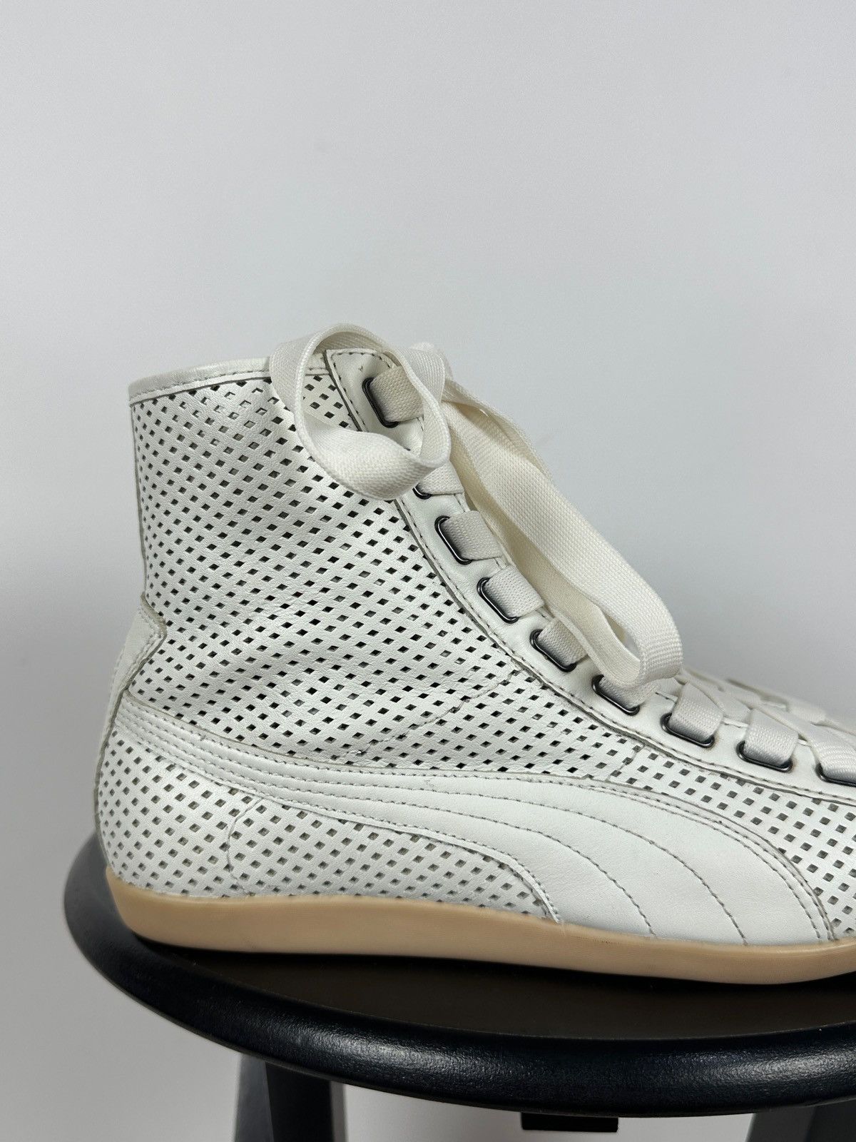 Puma Vintage Puma Y2K Speedcat Hi Top Leather Sneakers Size US 10 / IT 40 - 15 Thumbnail