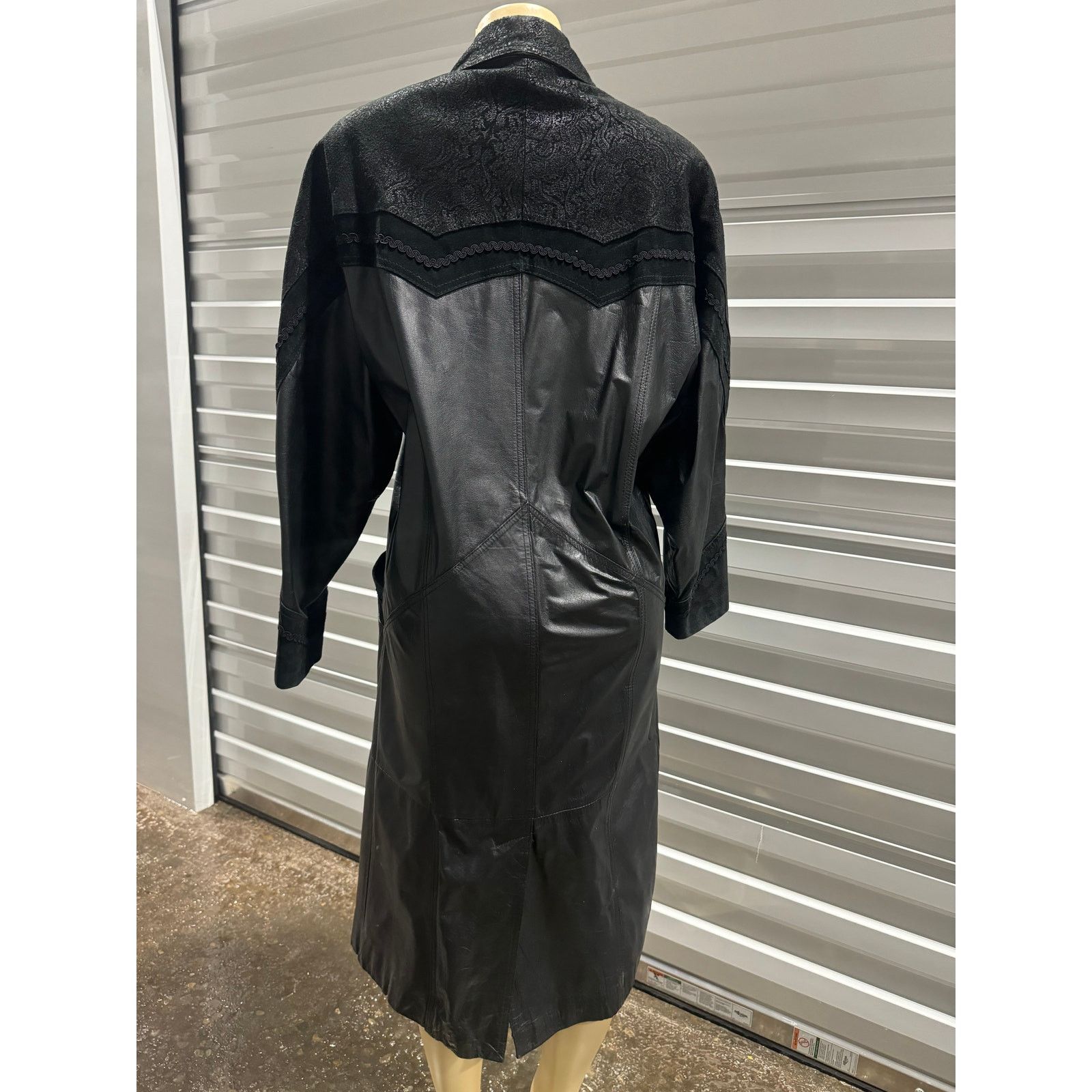 Vintage VTG LEATHER JACKET Size M / US 6-8 / IT 42-44 - 6 Thumbnail