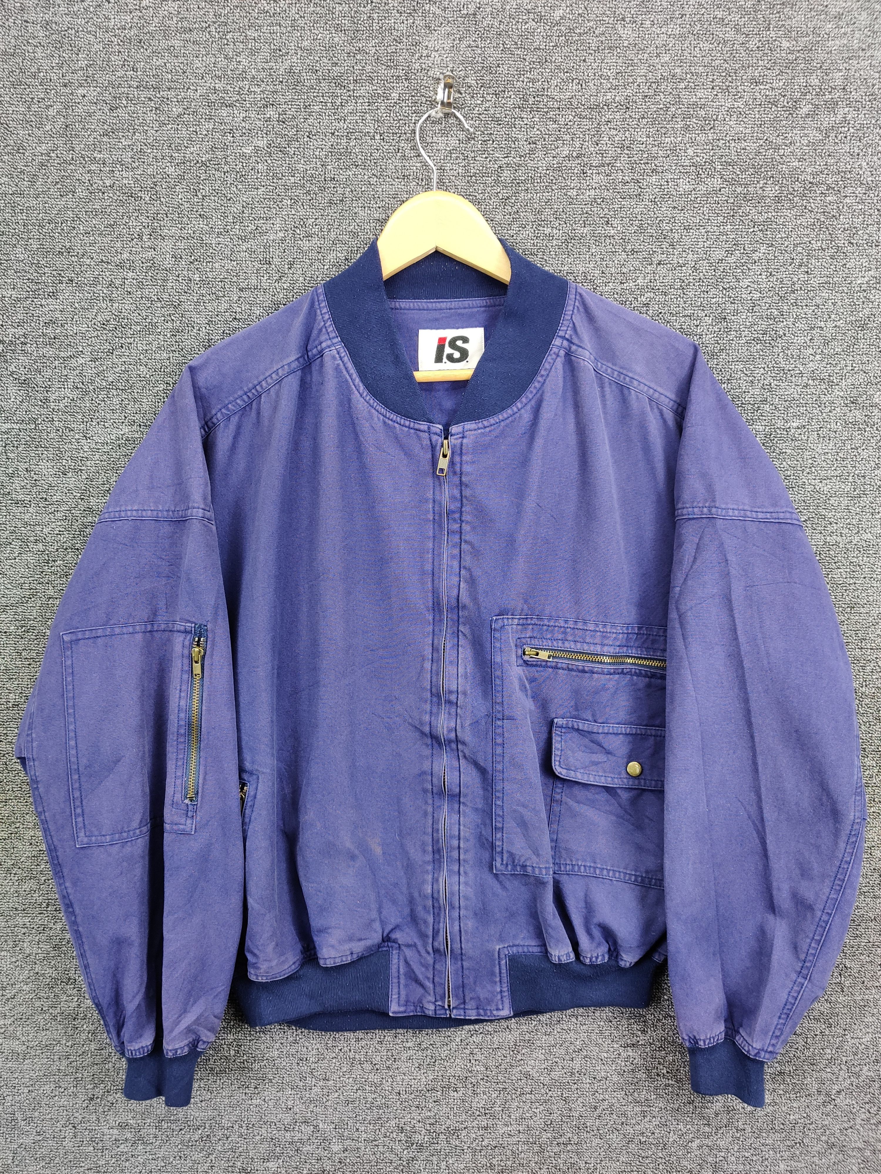 Issey Miyake Vintage 80s Issey Miyake IS Bomber Jacket Size US L / EU 52-54 / 3 - 1 Thumbnail