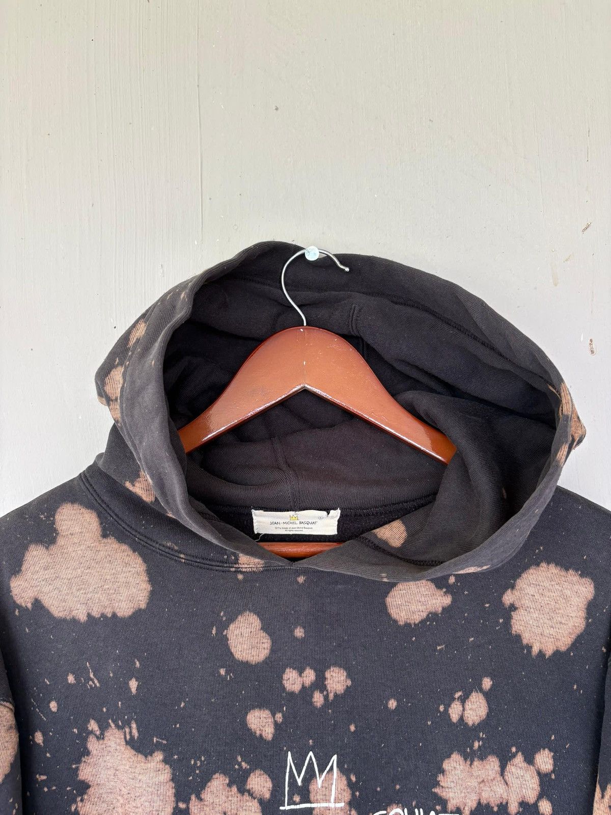 Jean-Michel Basquiat VTG Jean Michel Basquiat MilesDavisAllStar Hoodies Acid Wash Size US L / EU 52-54 / 3 - 12 Thumbnail