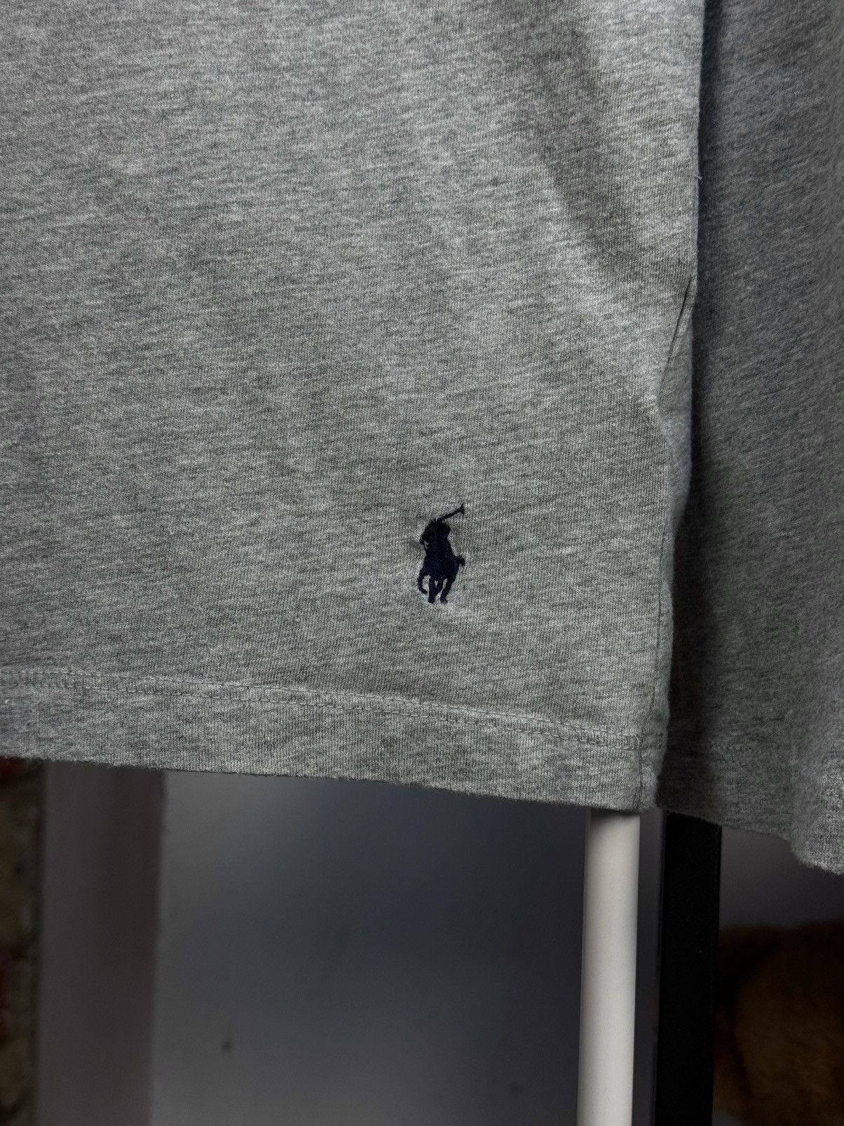 Polo Ralph Lauren POLO Ralph Lauren Grey Basic Long Sleeve T-Shirt Size US L / EU 52-54 / 3 - 5 Thumbnail