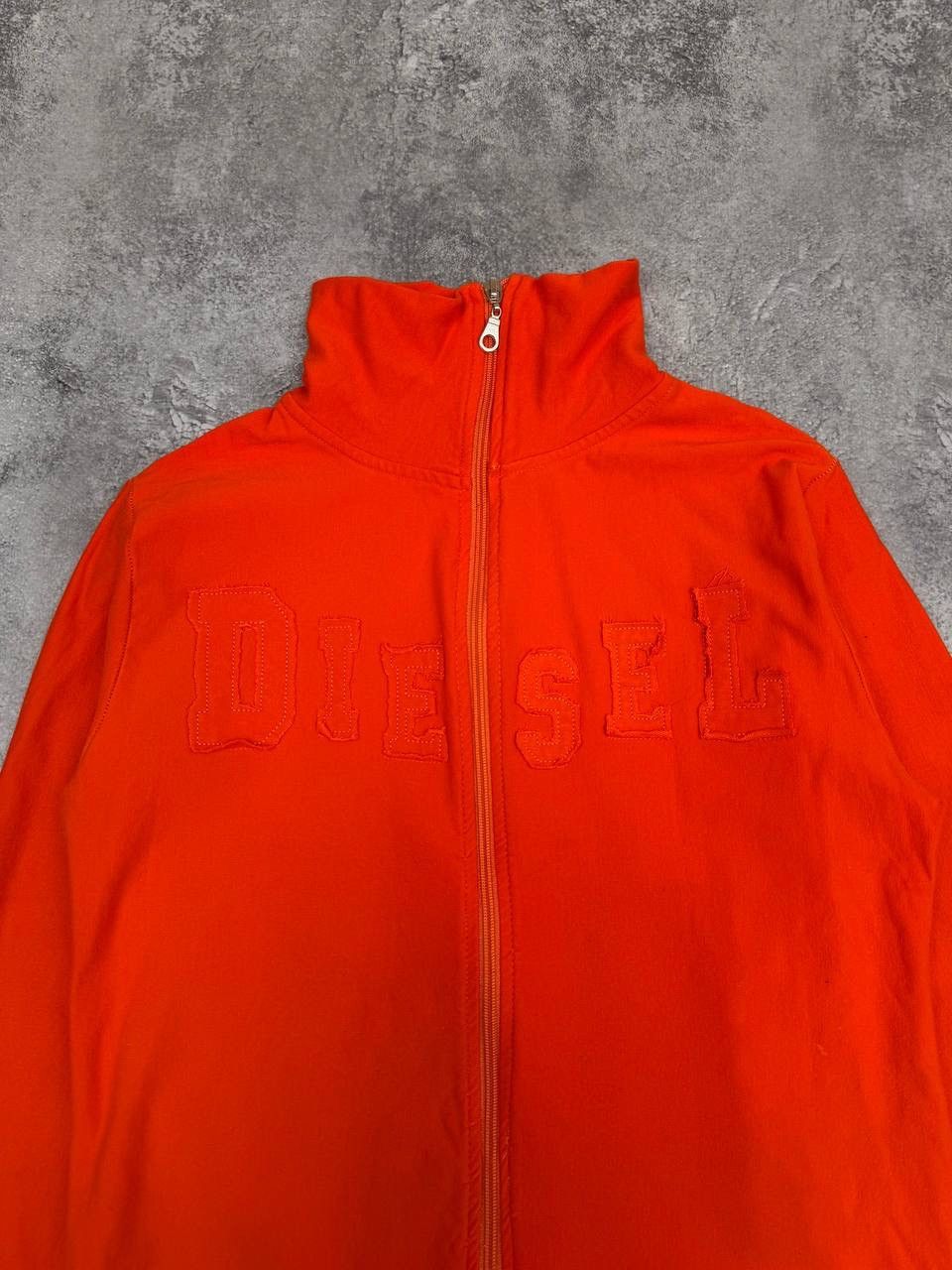 Diesel Diesel Women's Zip Sweatshirt Orange Size S Size S / US 4 / IT 40 - 3 Thumbnail
