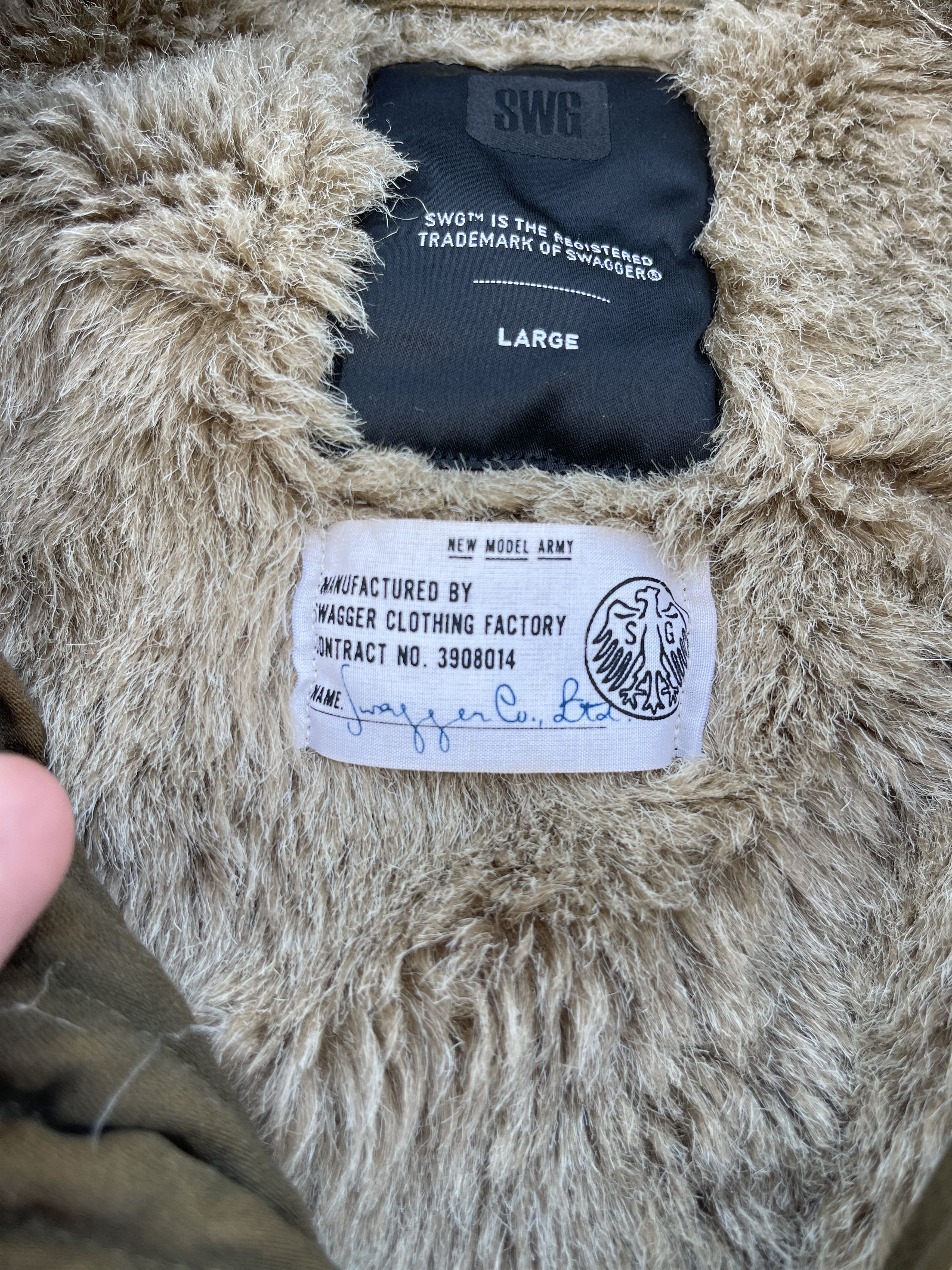 Japanese Brand × Swagger Bomber Sherpa Shearling Jacket Size US L / EU 52-54 / 3 - 7 Thumbnail