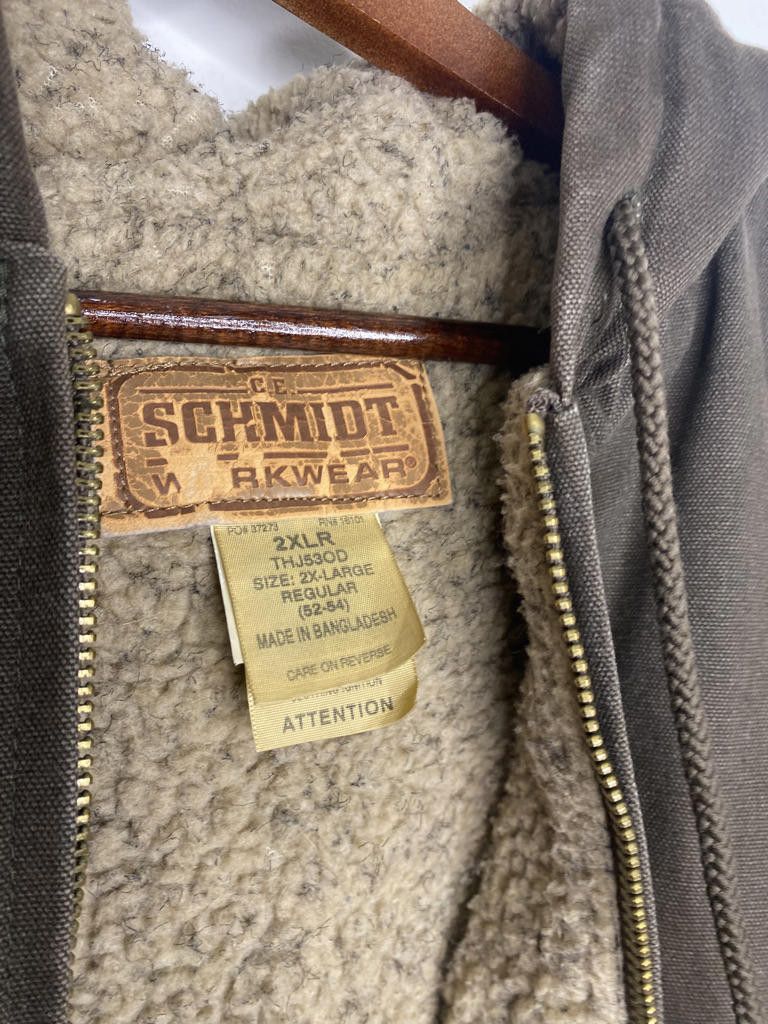 SCHMIDT Vintage Schmidt Workwear Hooded Detroit Jacket Size XXL Size US XXL / EU 58 / 5 - 3 Thumbnail